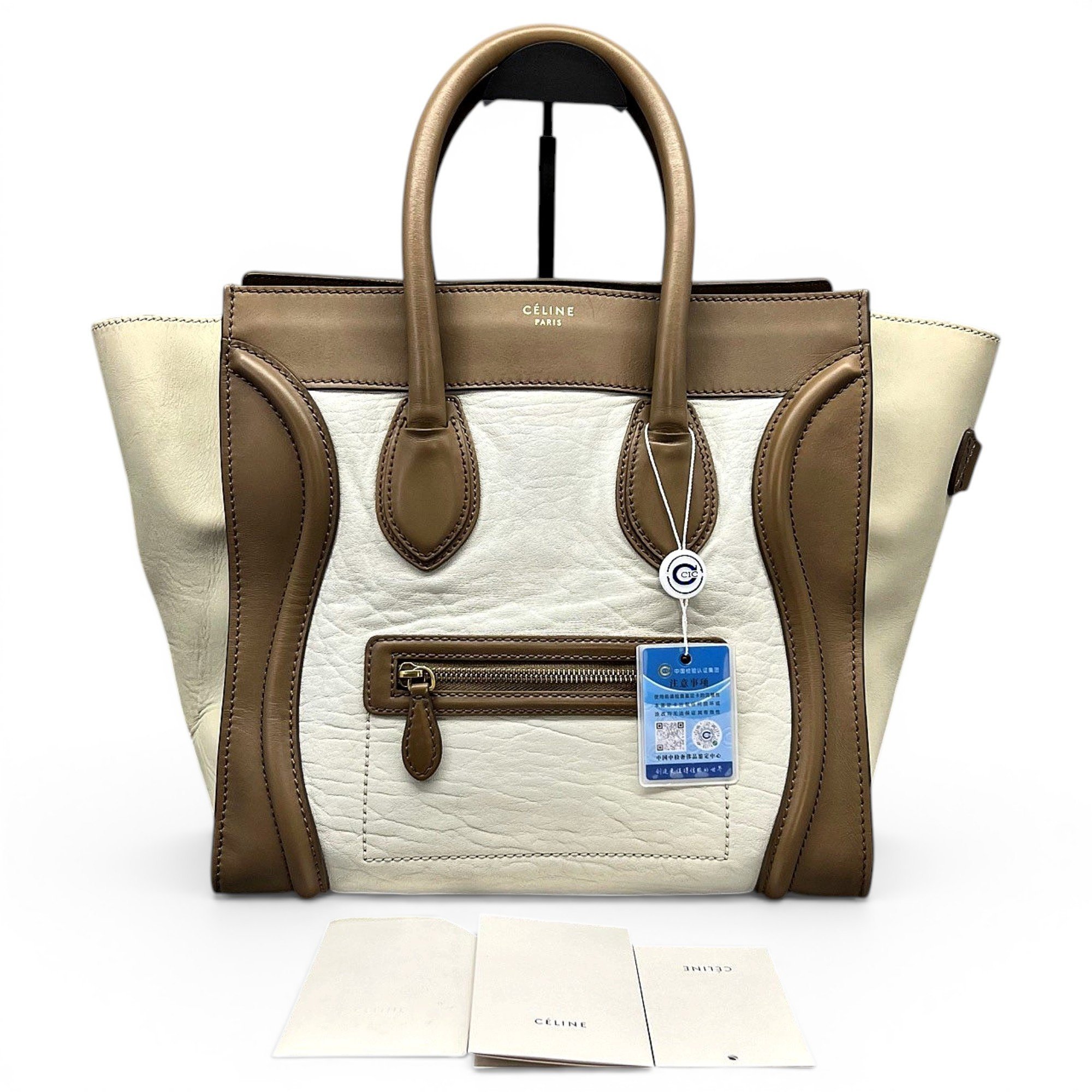 Luggage leather handbag