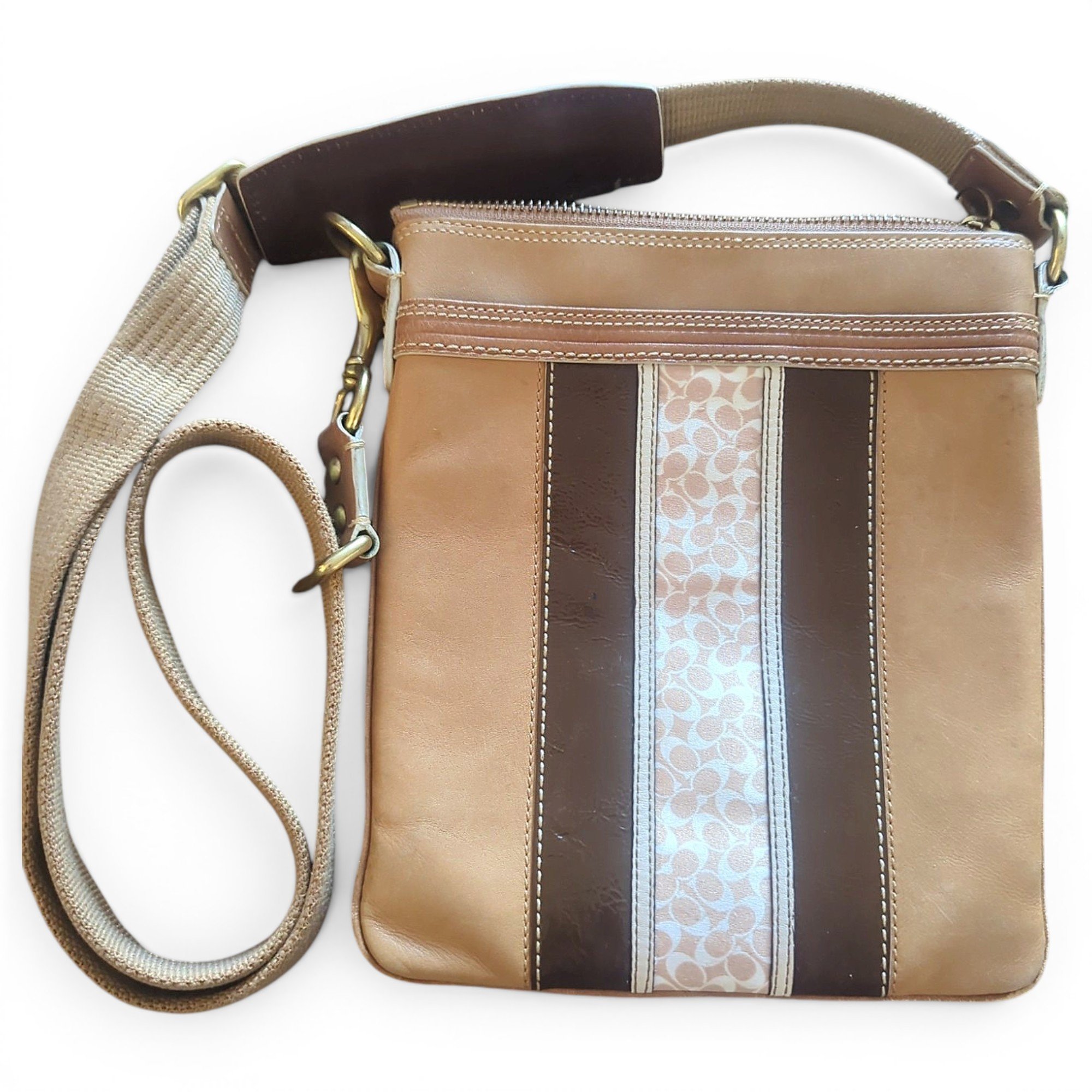Smooth Crossbody leather crossbody bag