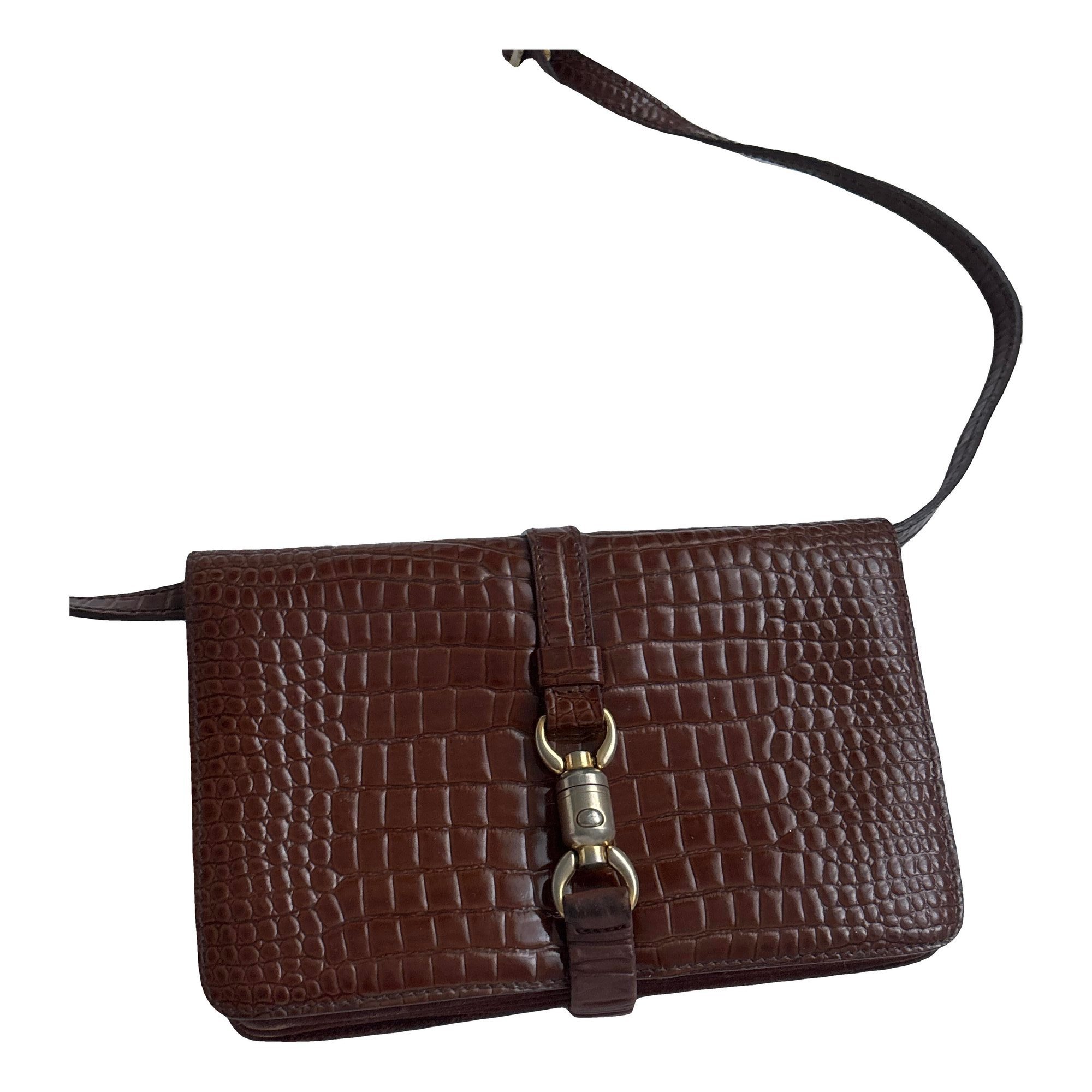 Leather crossbody bag