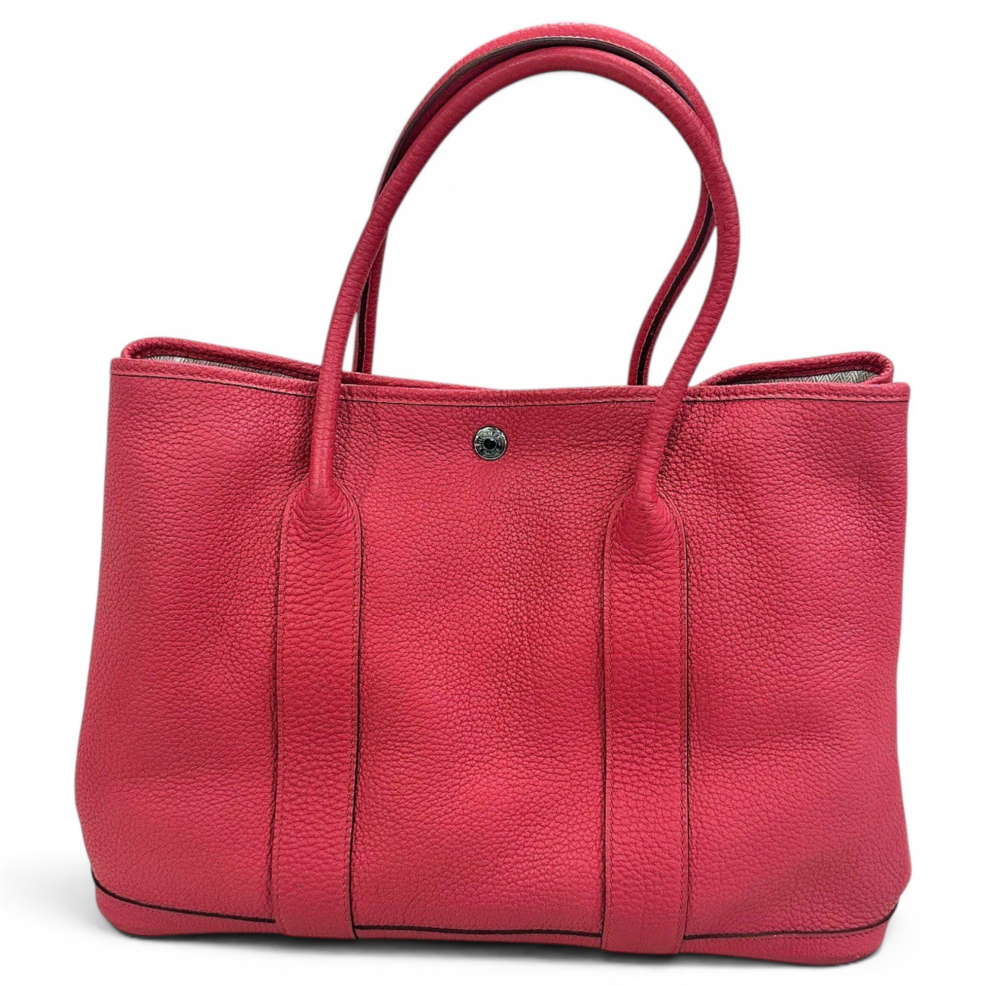 Hermes Garden Party 36 Handbag Pink