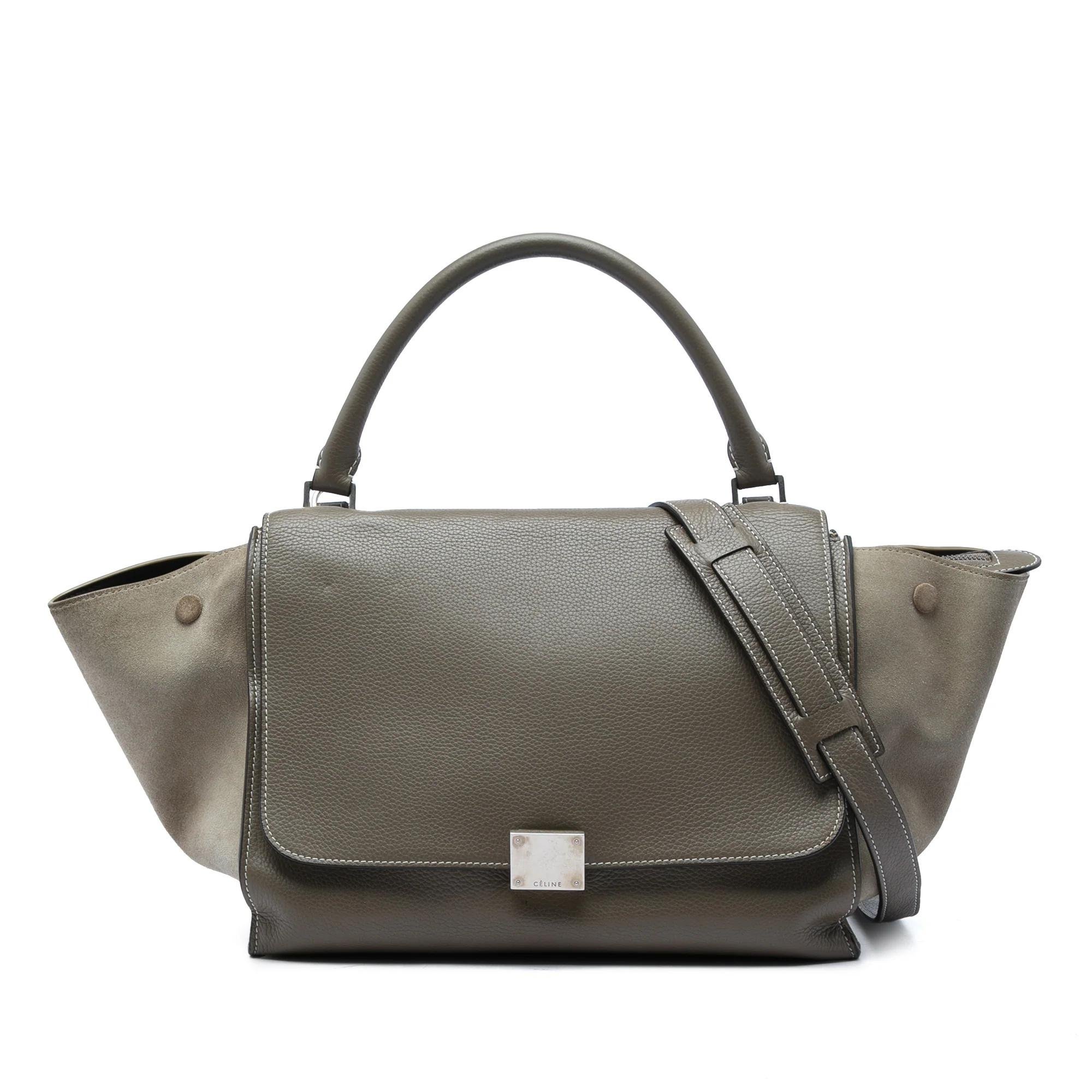 Trapèze pony-style calfskin handbag