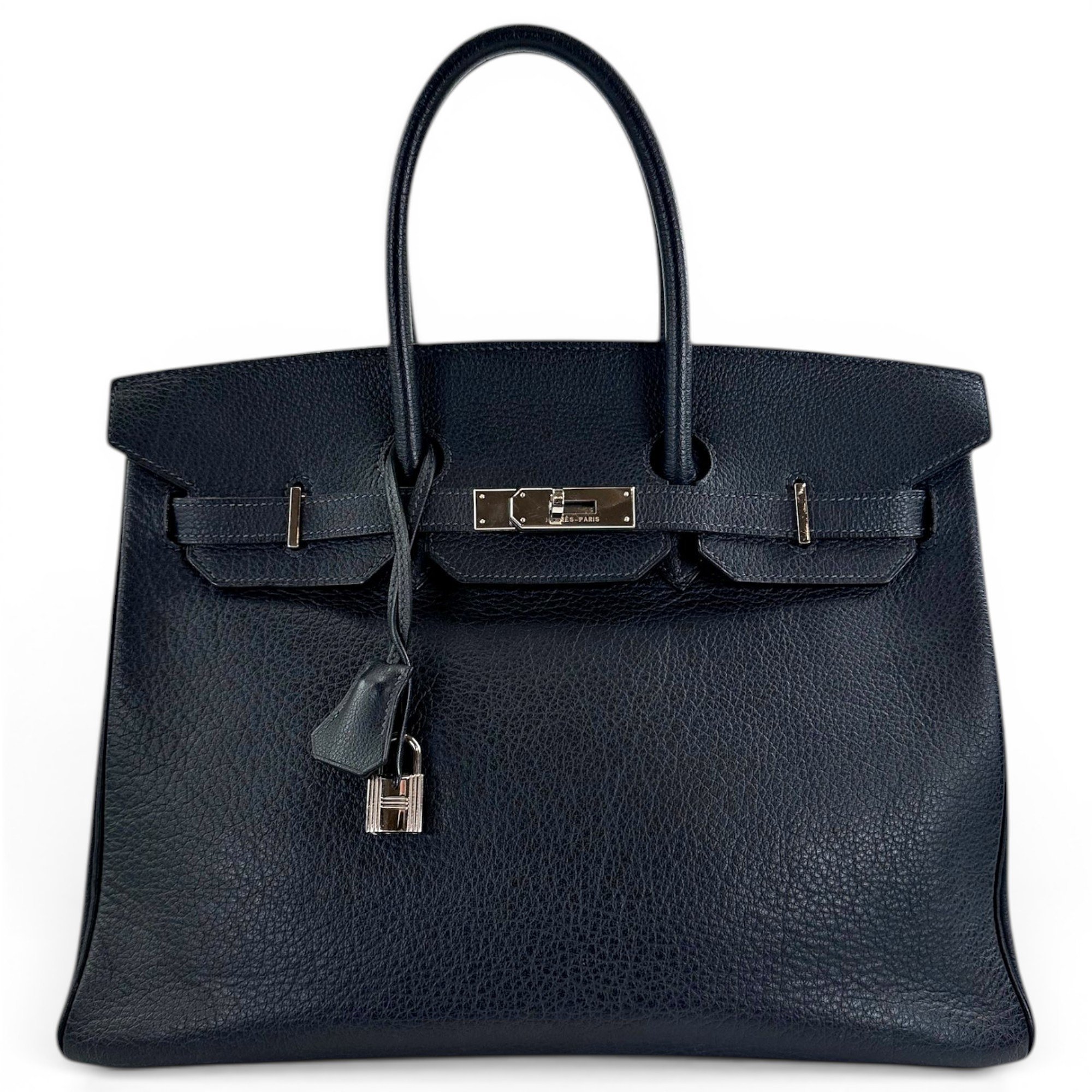 Birkin 35 leather handbag
