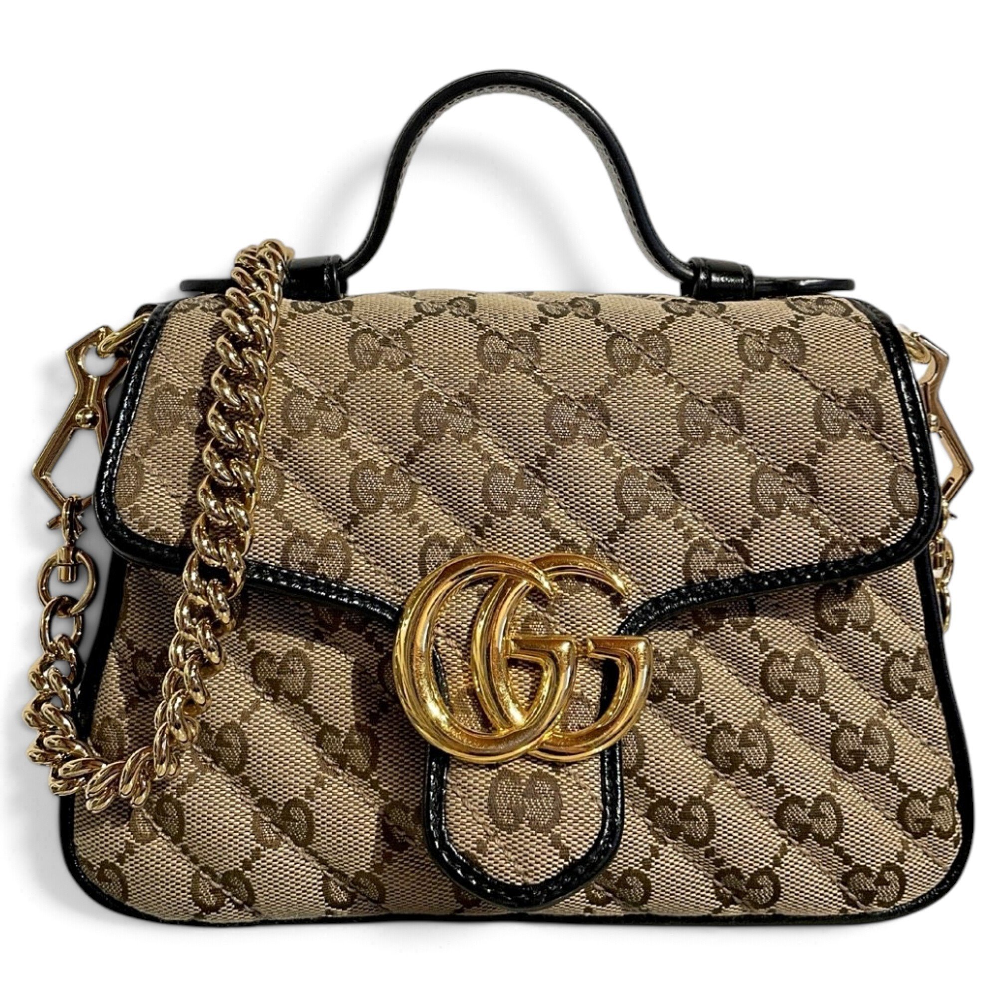 Gucci GG Marmont Flap leather handbag