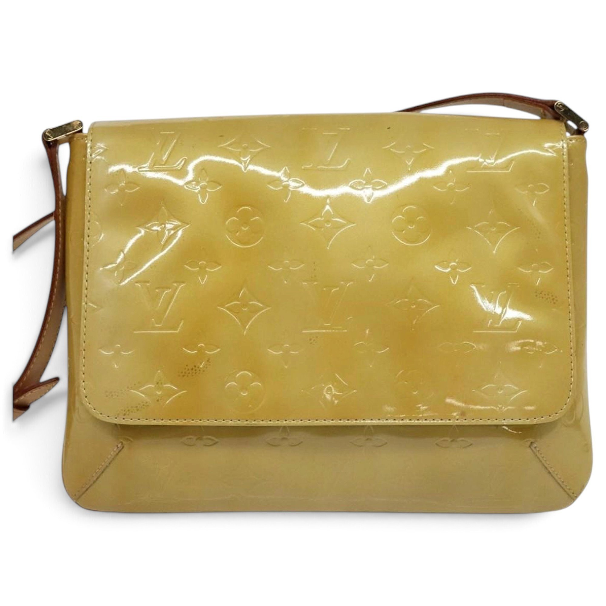 Thompson patent leather handbag