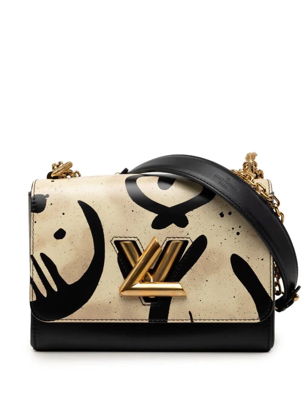 2021-2026 Printed Calfskin Twist MM crossbody bag