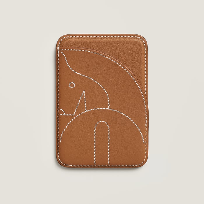 Gold "Horse" Magsafe Card Holder