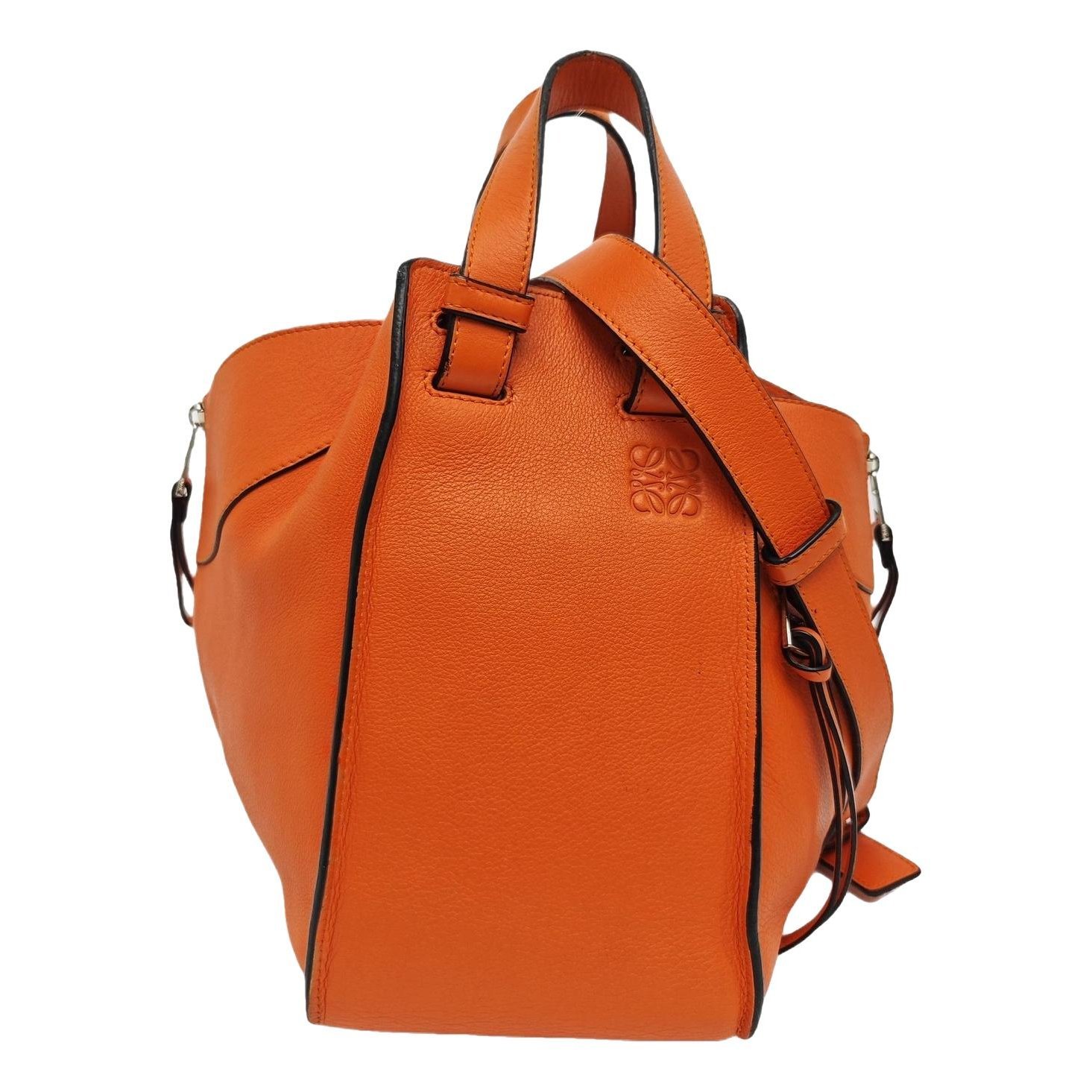 Hammock leather handbag