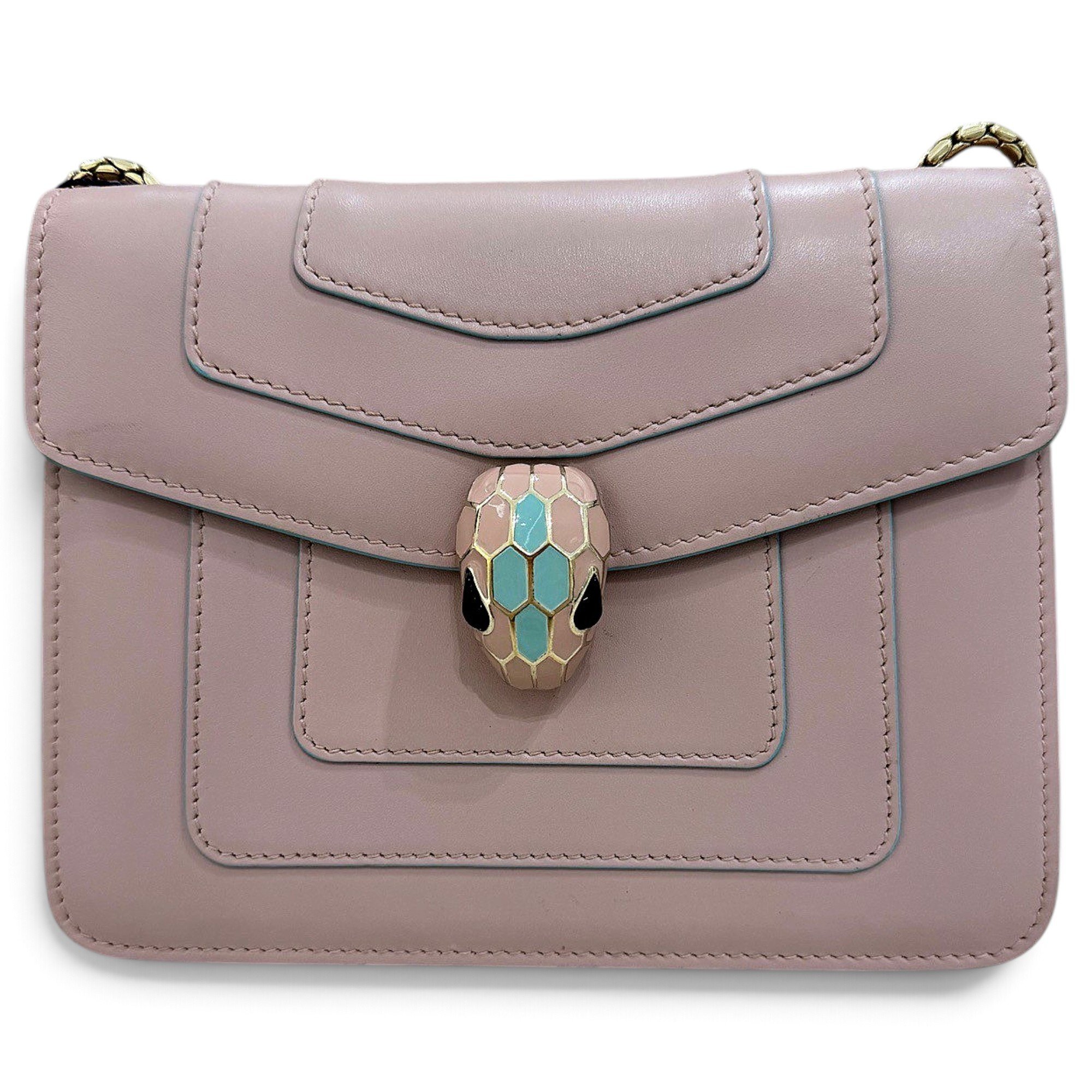 Serpenti leather crossbody bag
