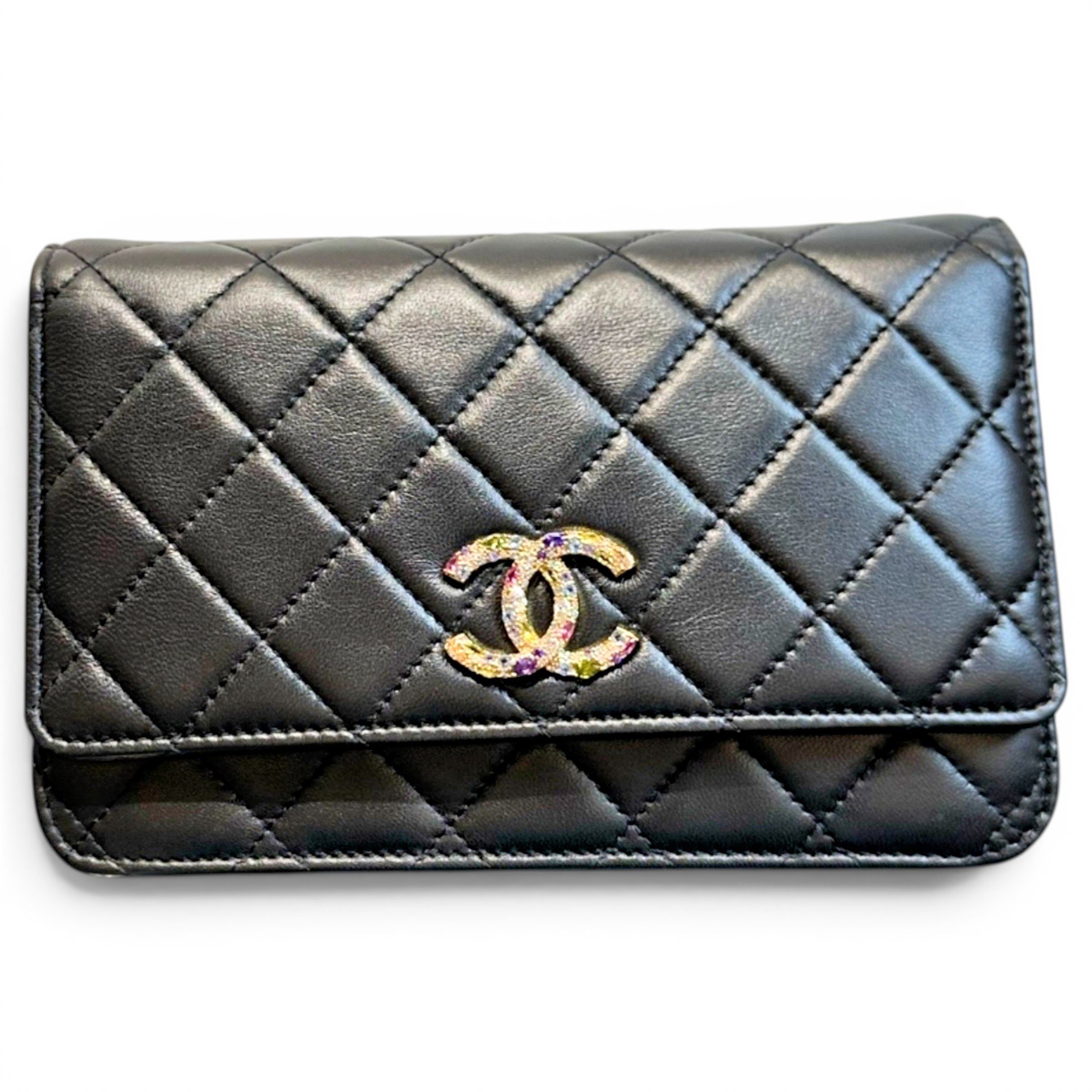 Wallet On Chain Timeless/Classique leather crossbody bag