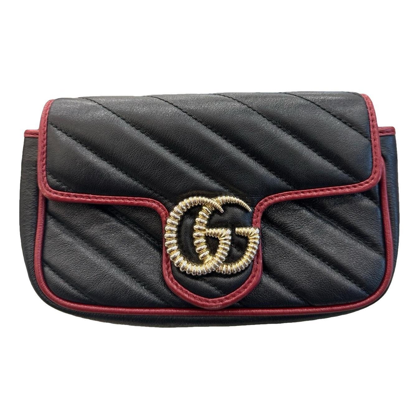 GG Marmont Flap leather crossbody bag