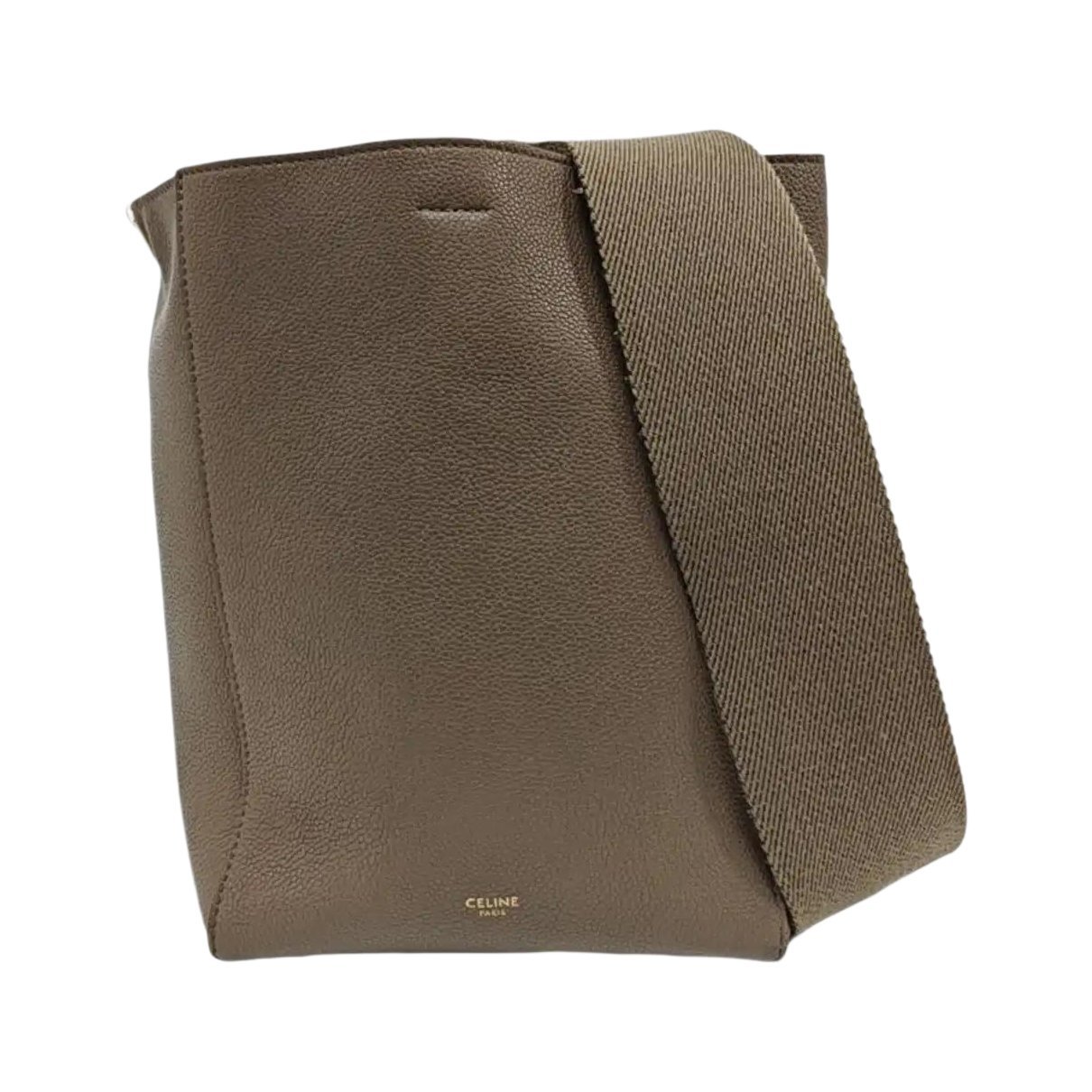 Seau Sangle leather crossbody bag