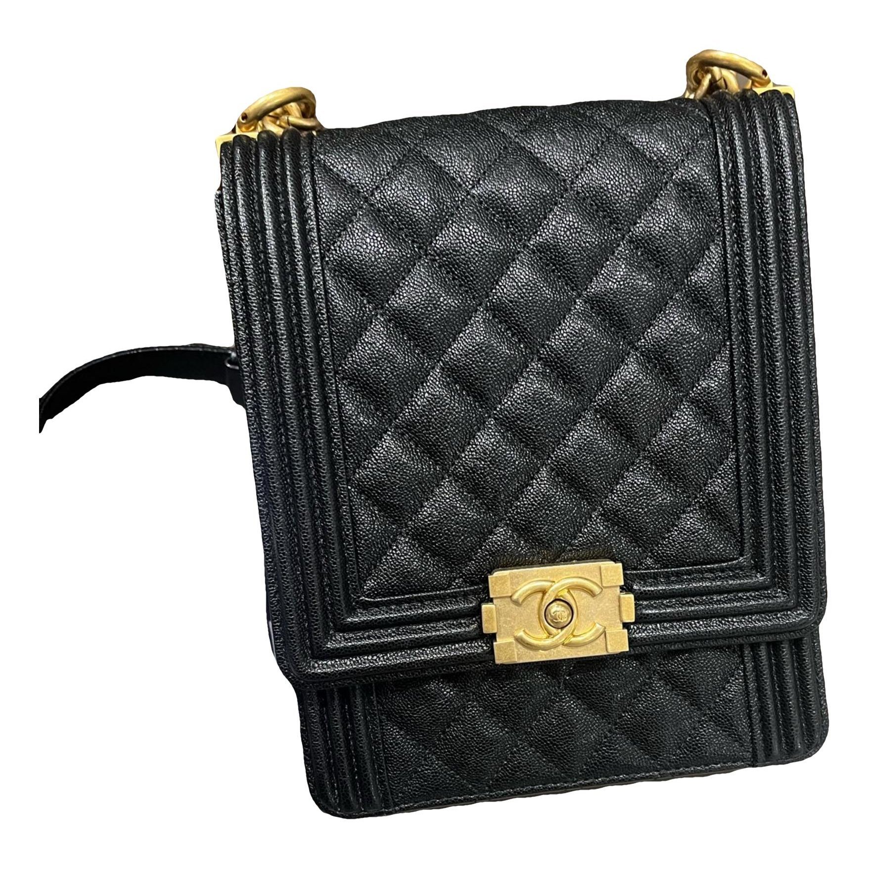 North South Boy leather crossbody bag