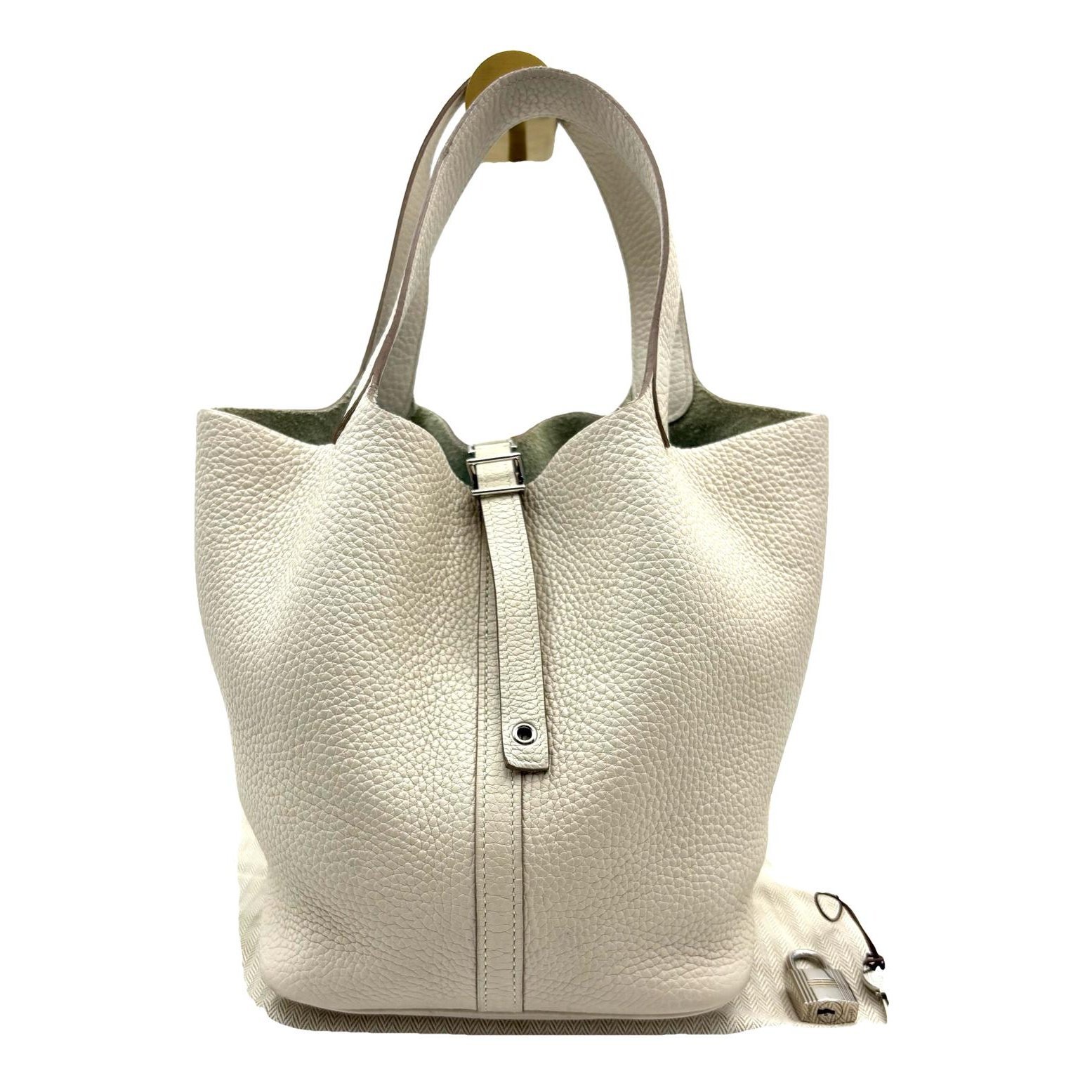 Picotin leather handbag