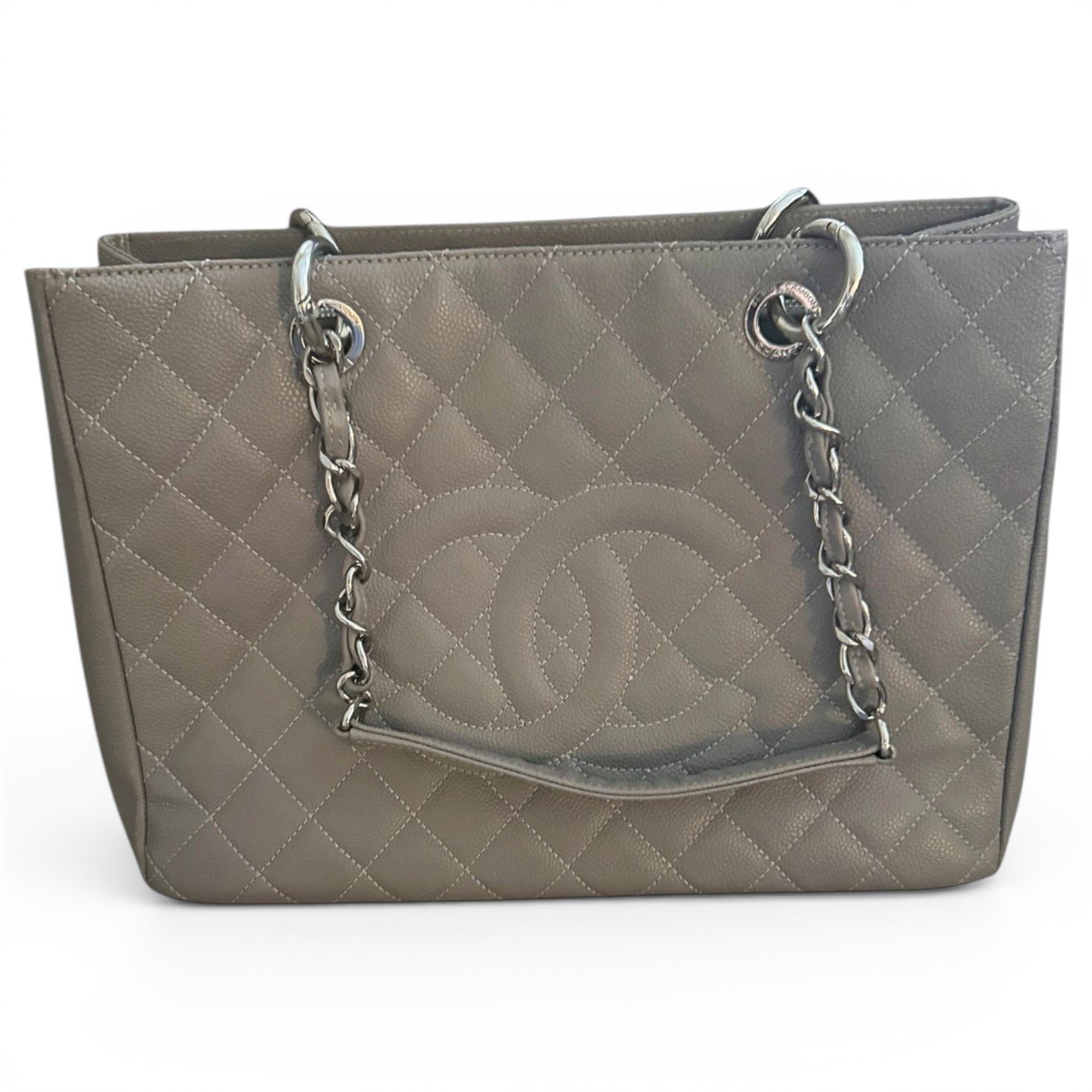 Grand shopping leather tote