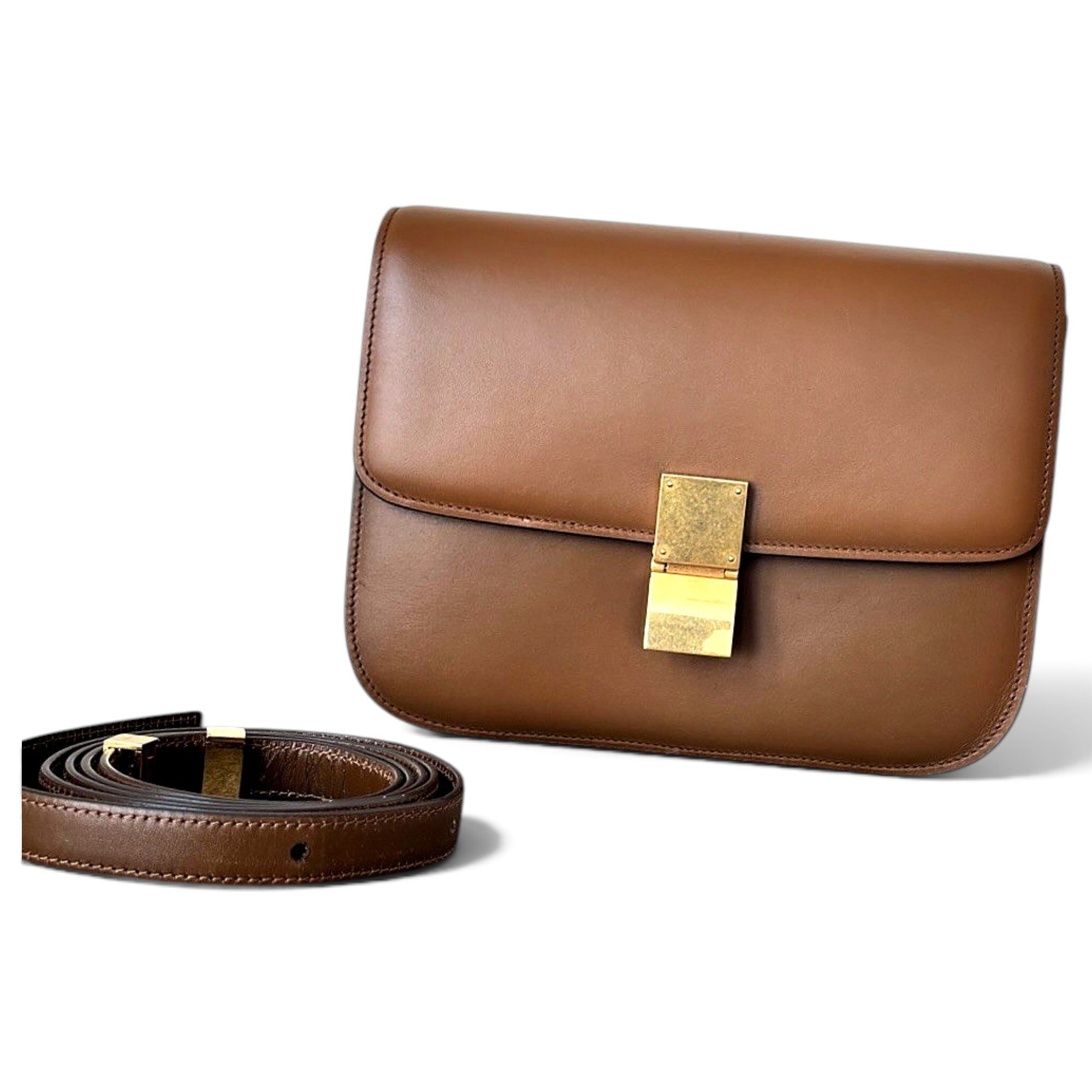 Classic leather handbag