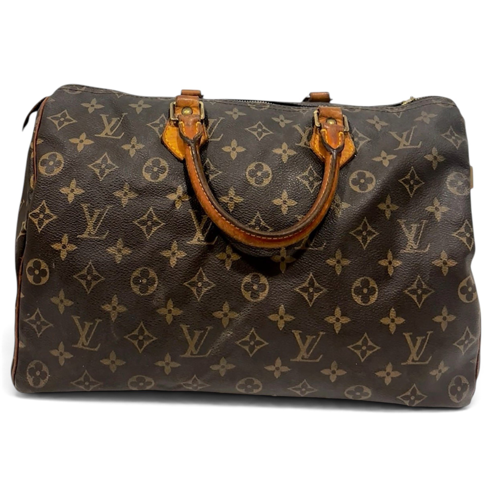 Speedy leather handbag