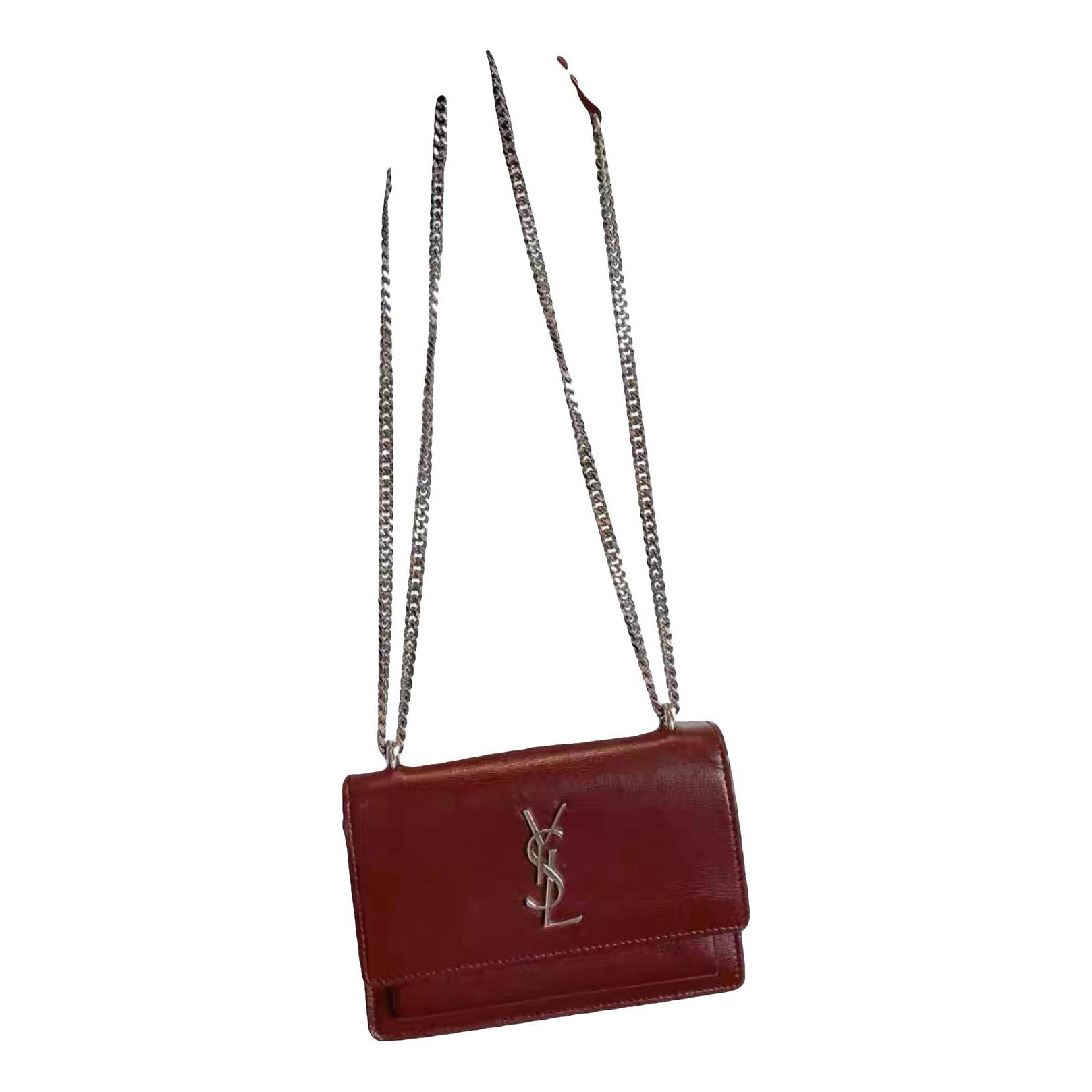 Sunset leather crossbody bag