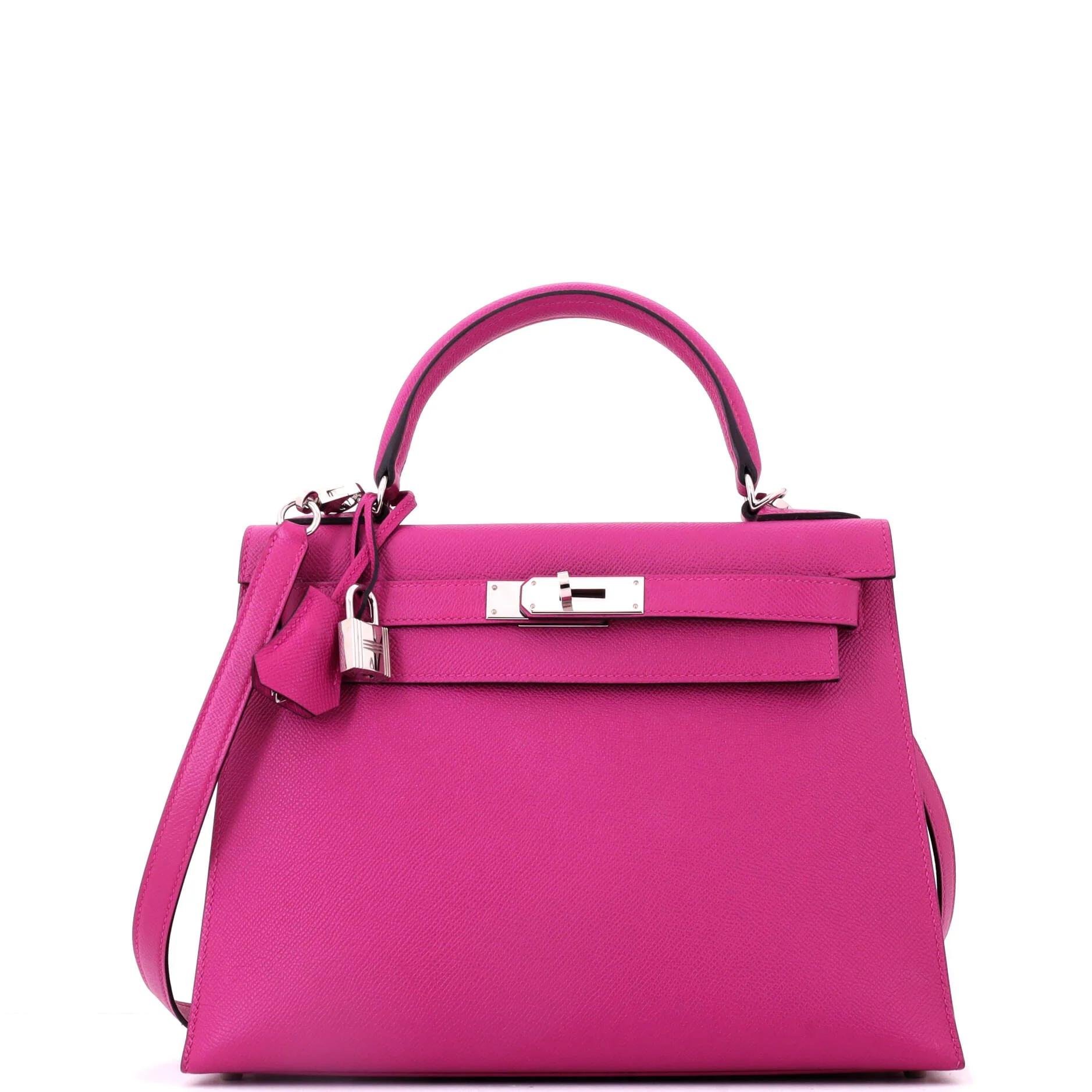 Kelly 28 leather handbag