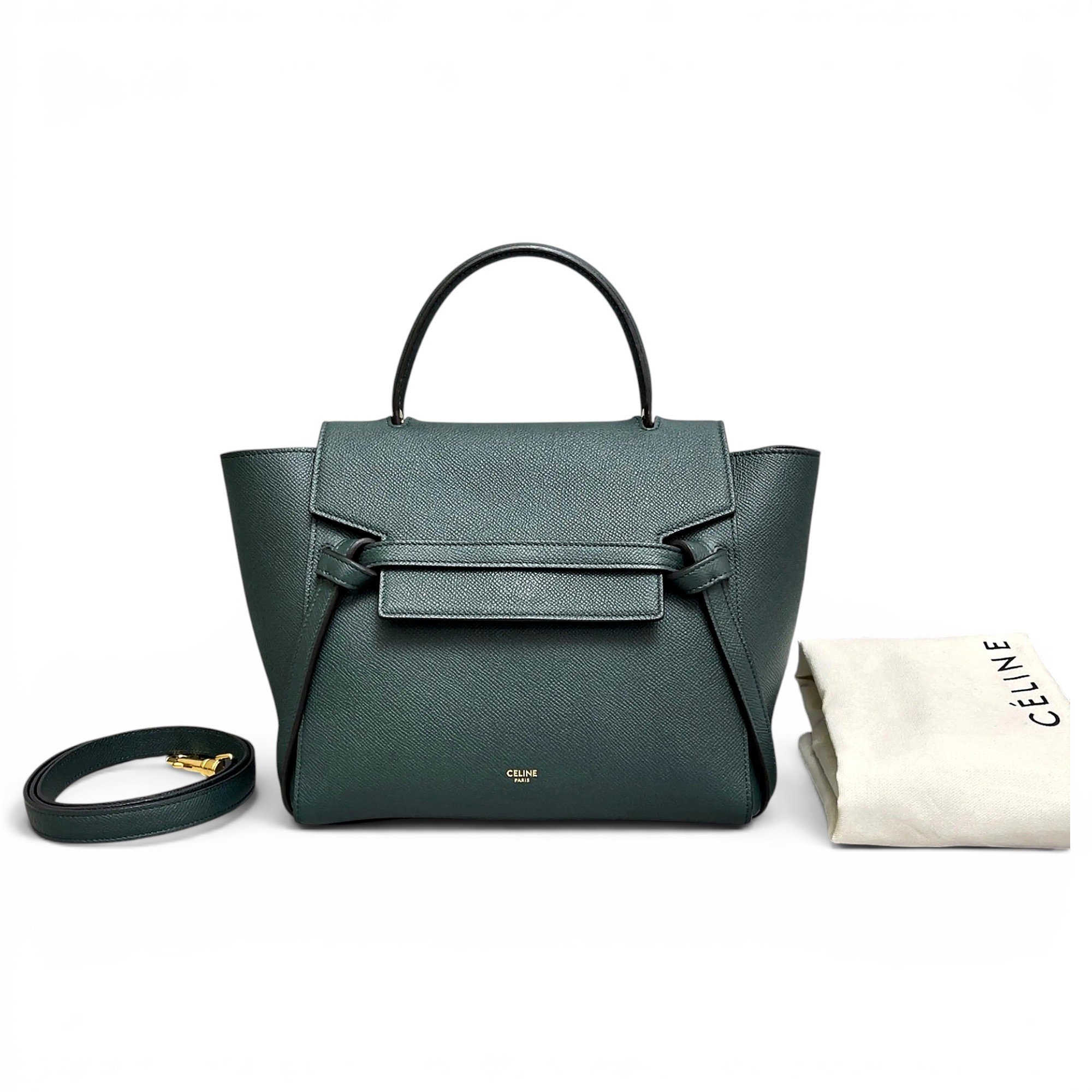 Celine Belt leather handbag