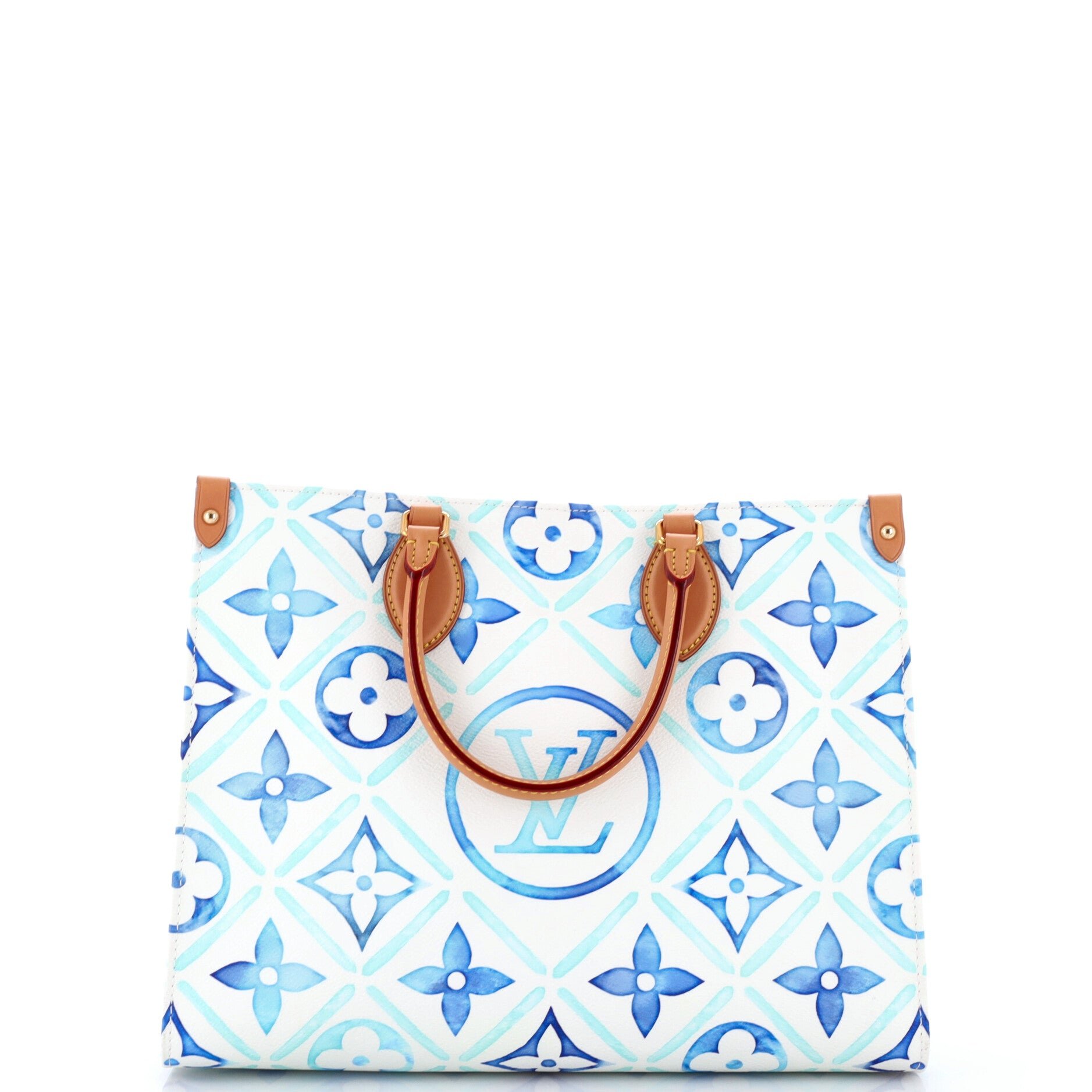 OnTheGo Tote Monogram Tiles By The Pool MM