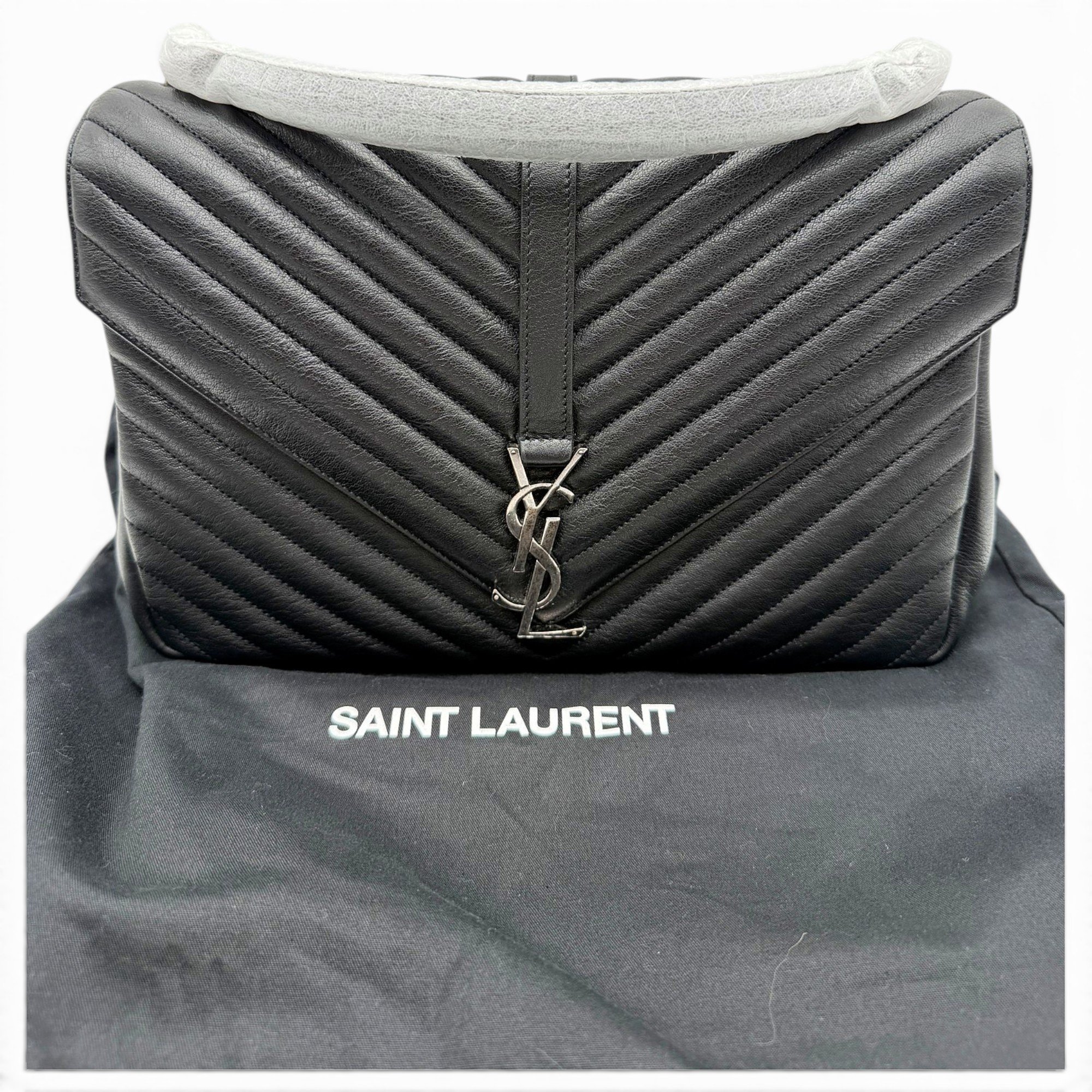 Saint Laurent Collége monogramme leather handbag