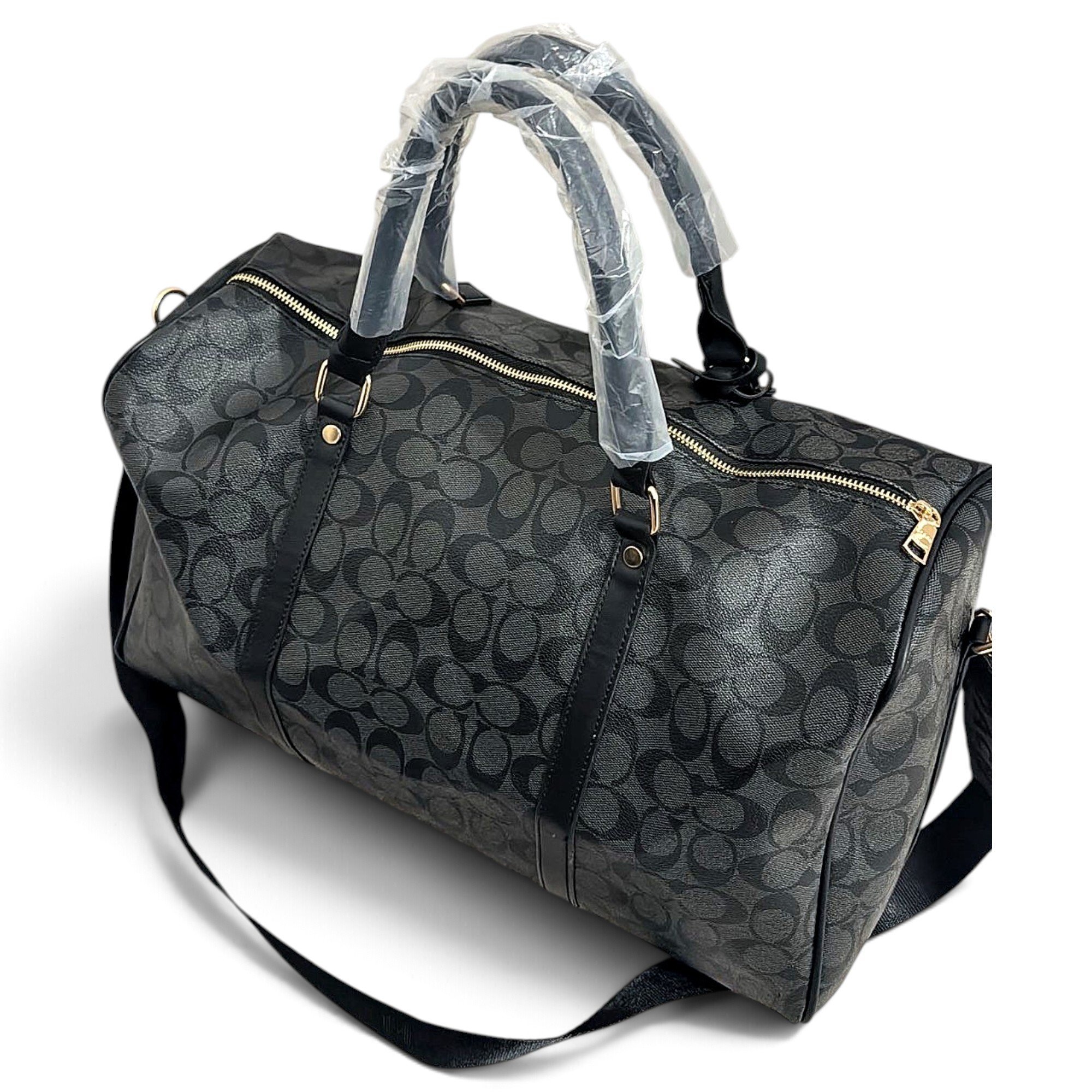 Leather travel bag