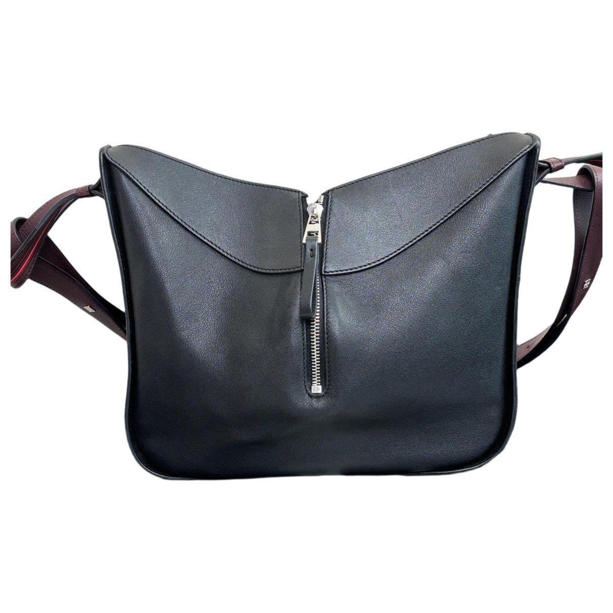 Hammock leather handbag