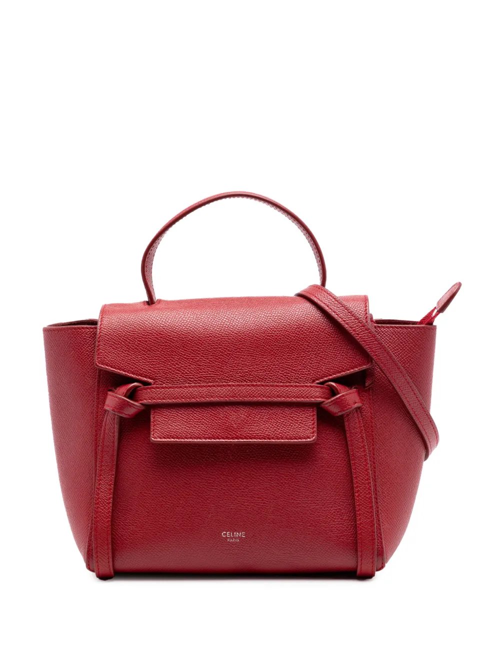 2018-2026 Nano Grained Calfskin Belt Bag satchel