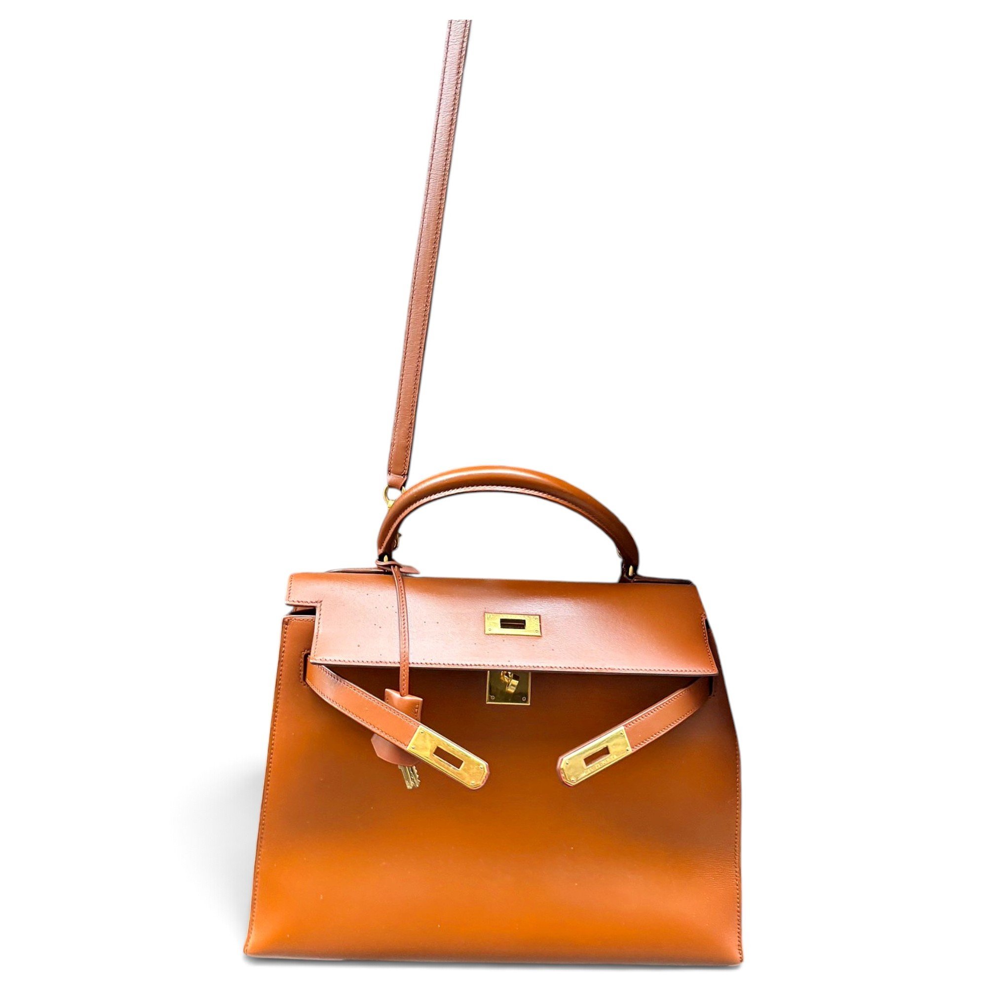 Kelly 32 leather handbag