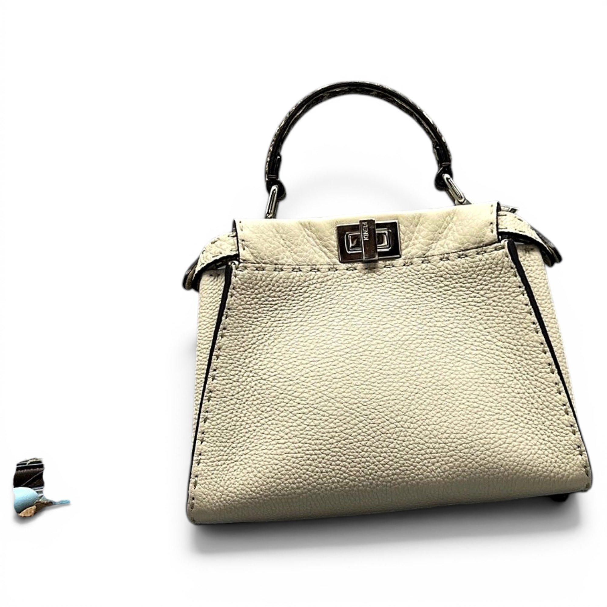 Peekaboo leather handbag