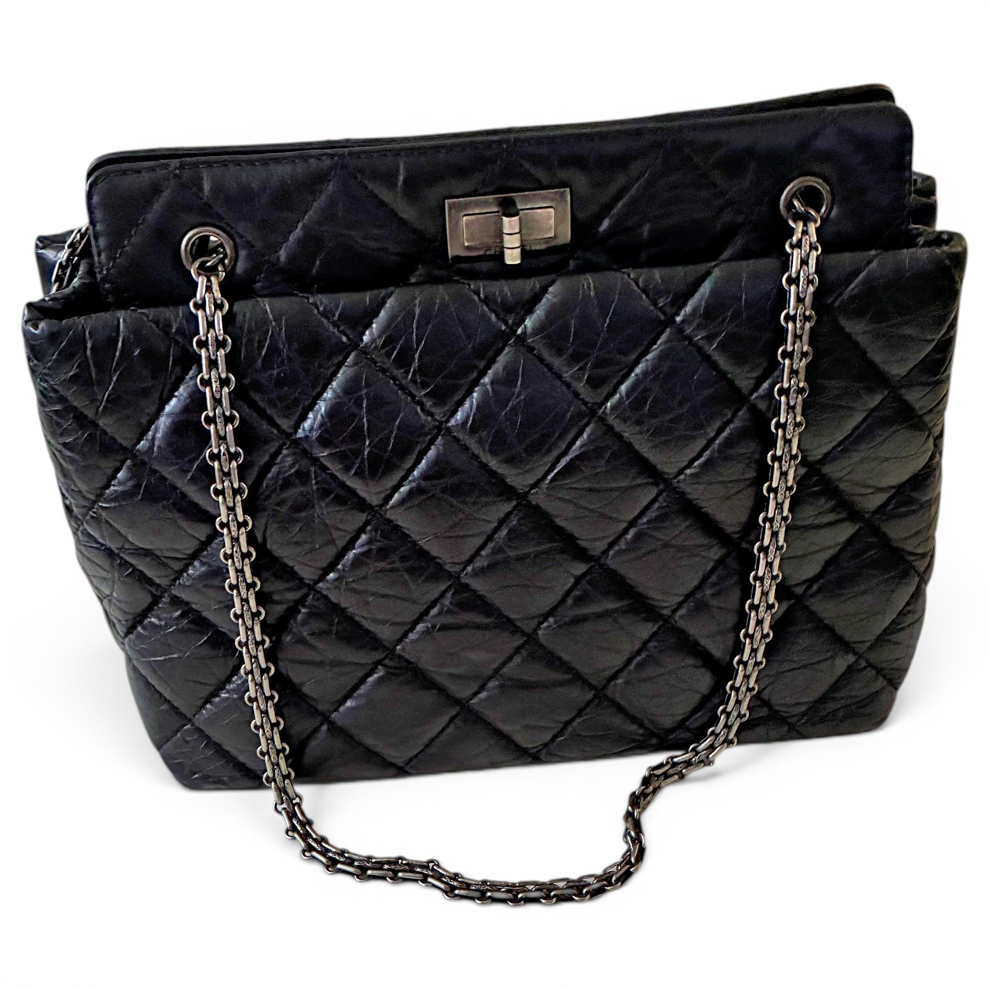 Leather tote