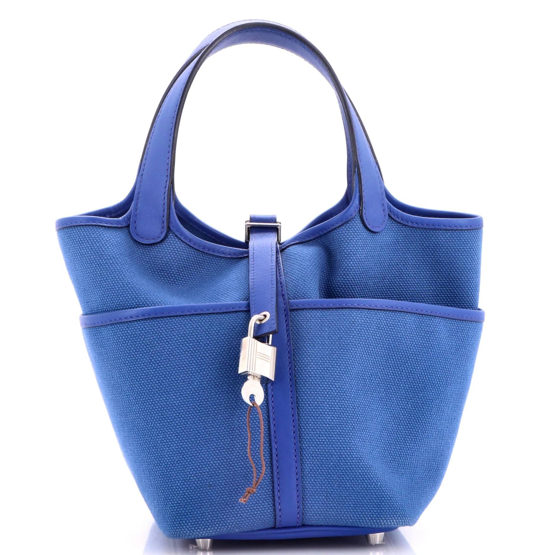 Picotin leather handbag