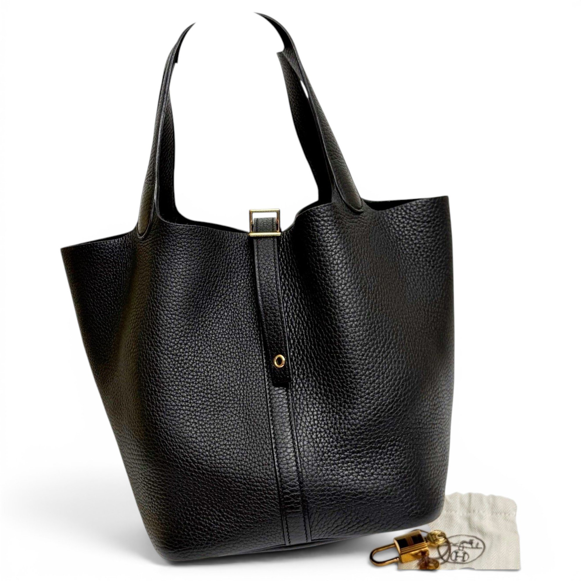Picotin leather handbag