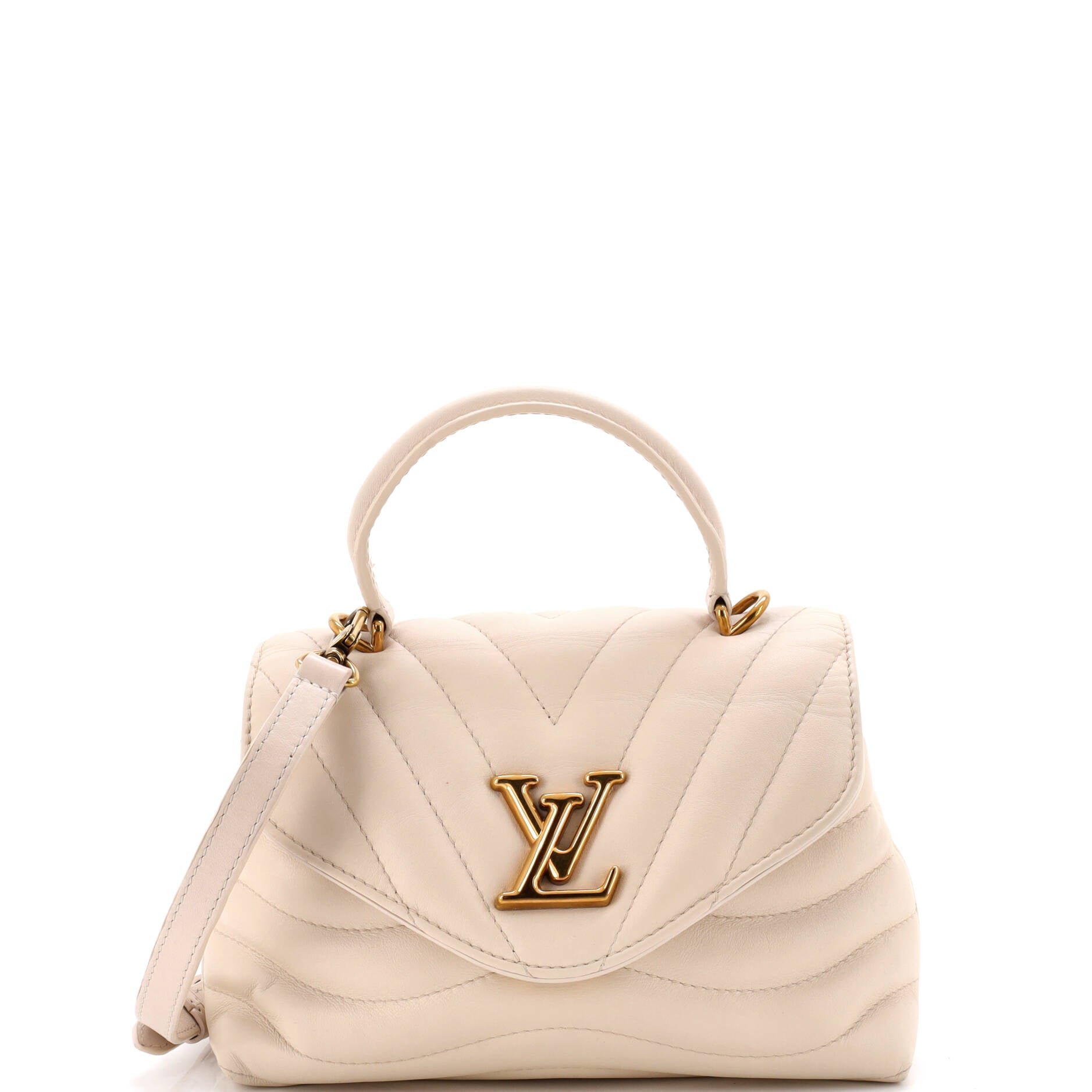 New Wave Hold Me Top Handle Bag Quilted Leather