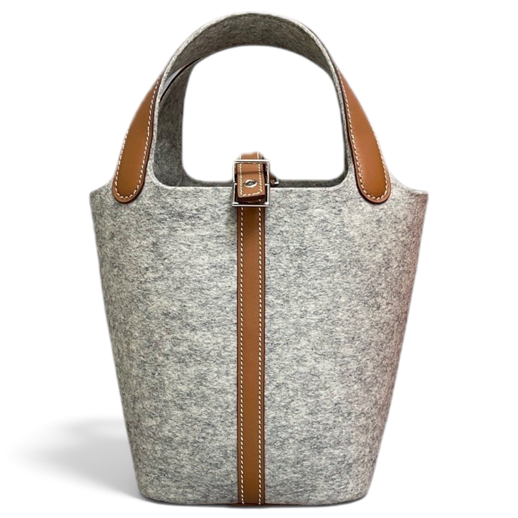 Picotin leather handbag