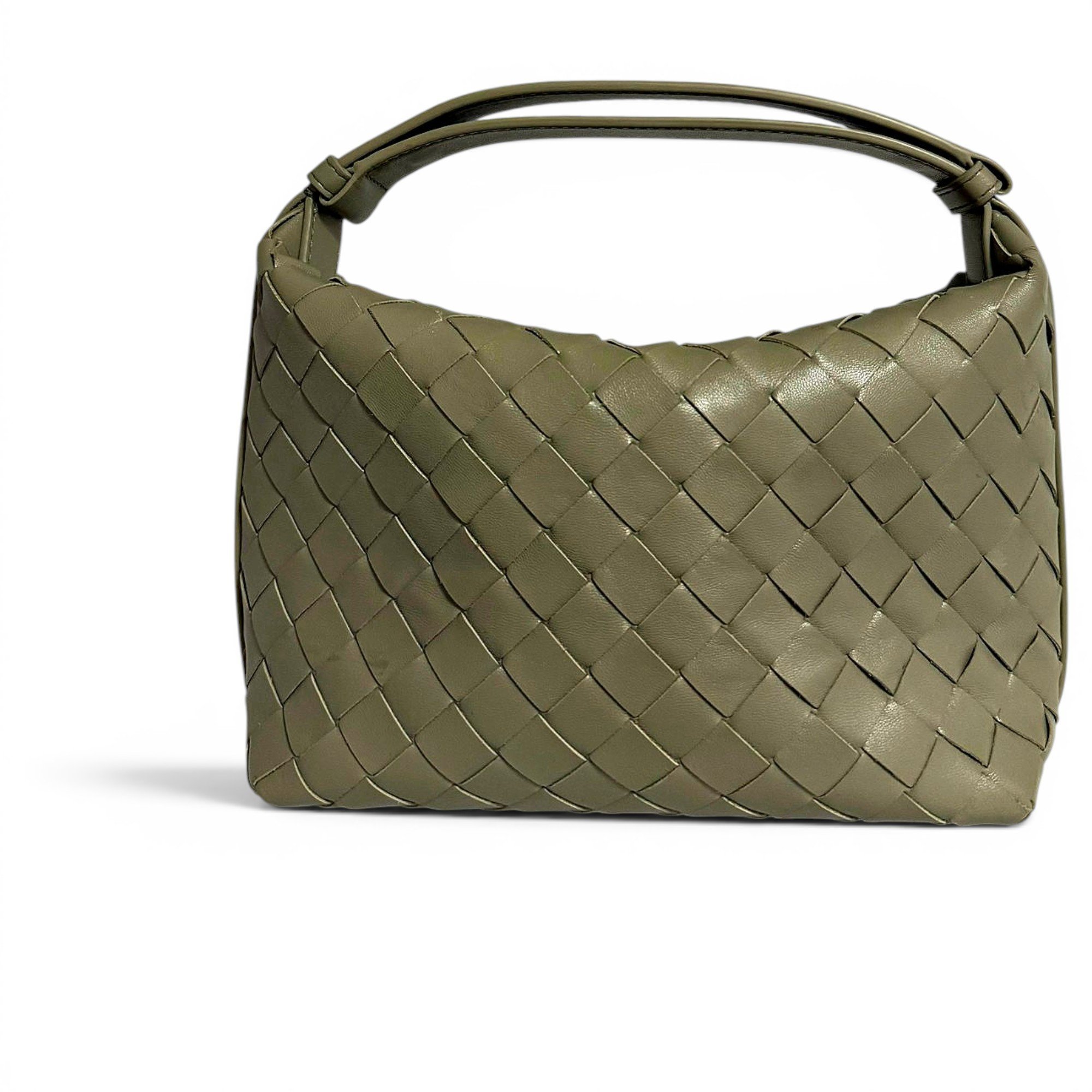Loop leather handbag