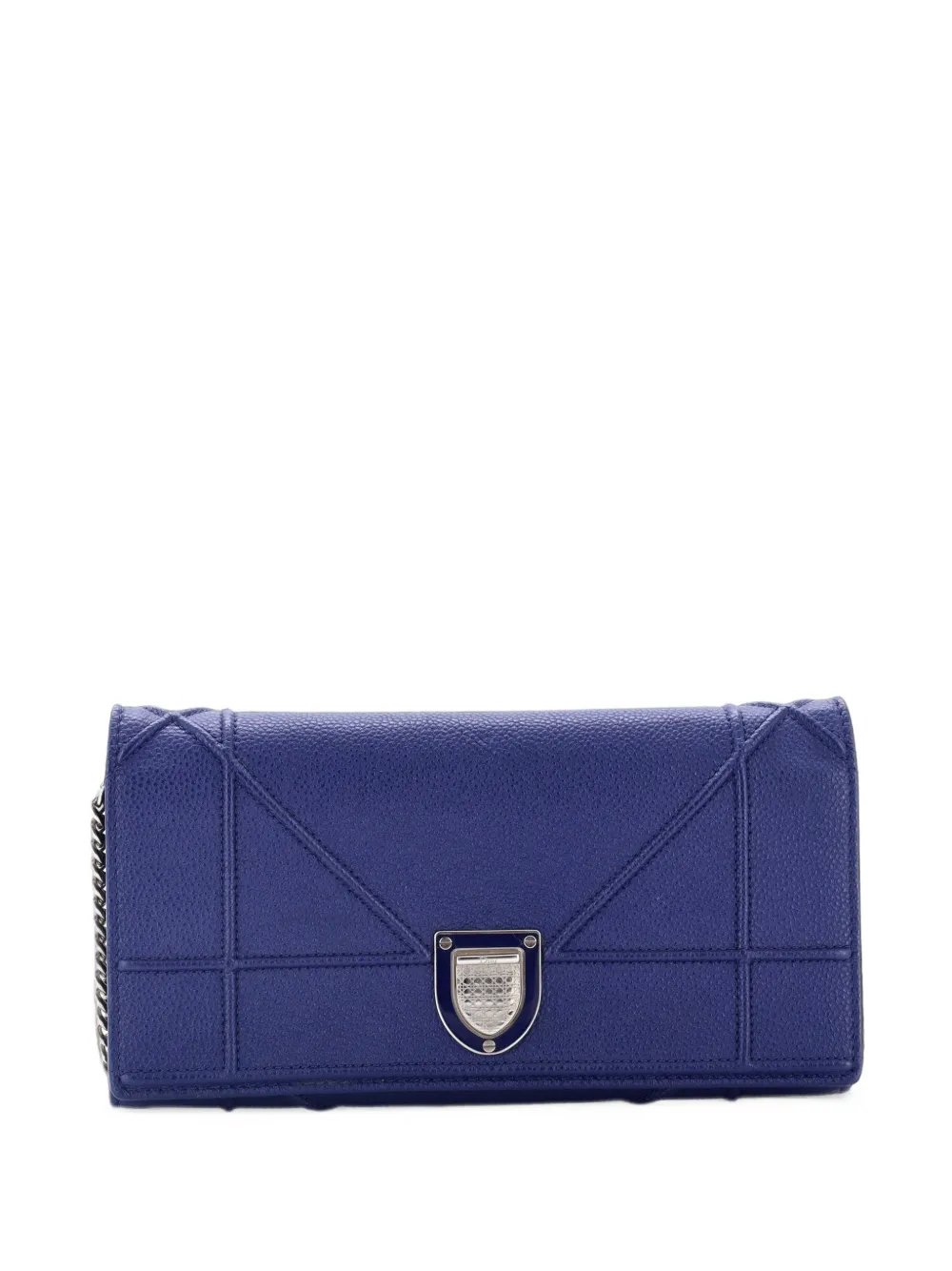 Diorama Croisiere Chain Wallet Grained Calfskin clutch bag