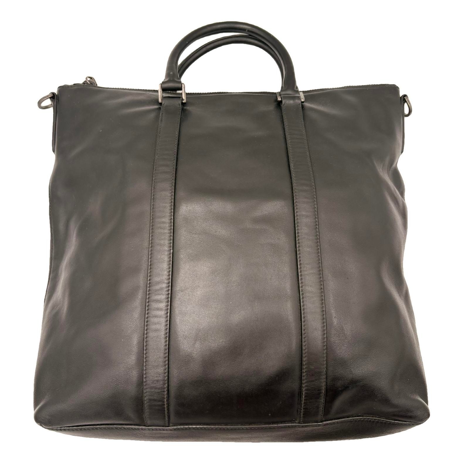 Leather tote