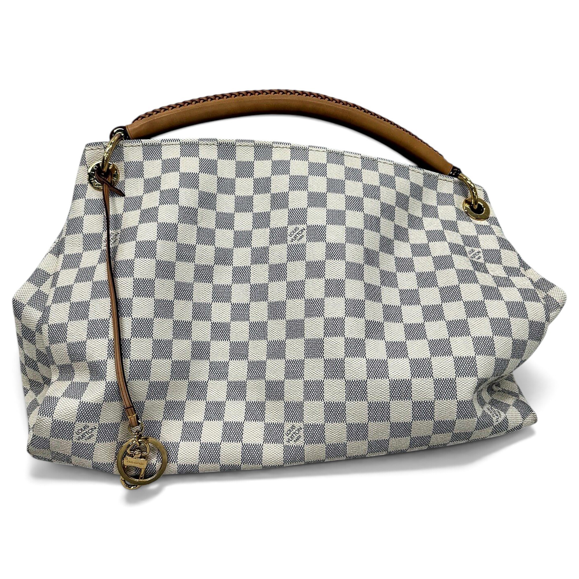 Artsy leather handbag