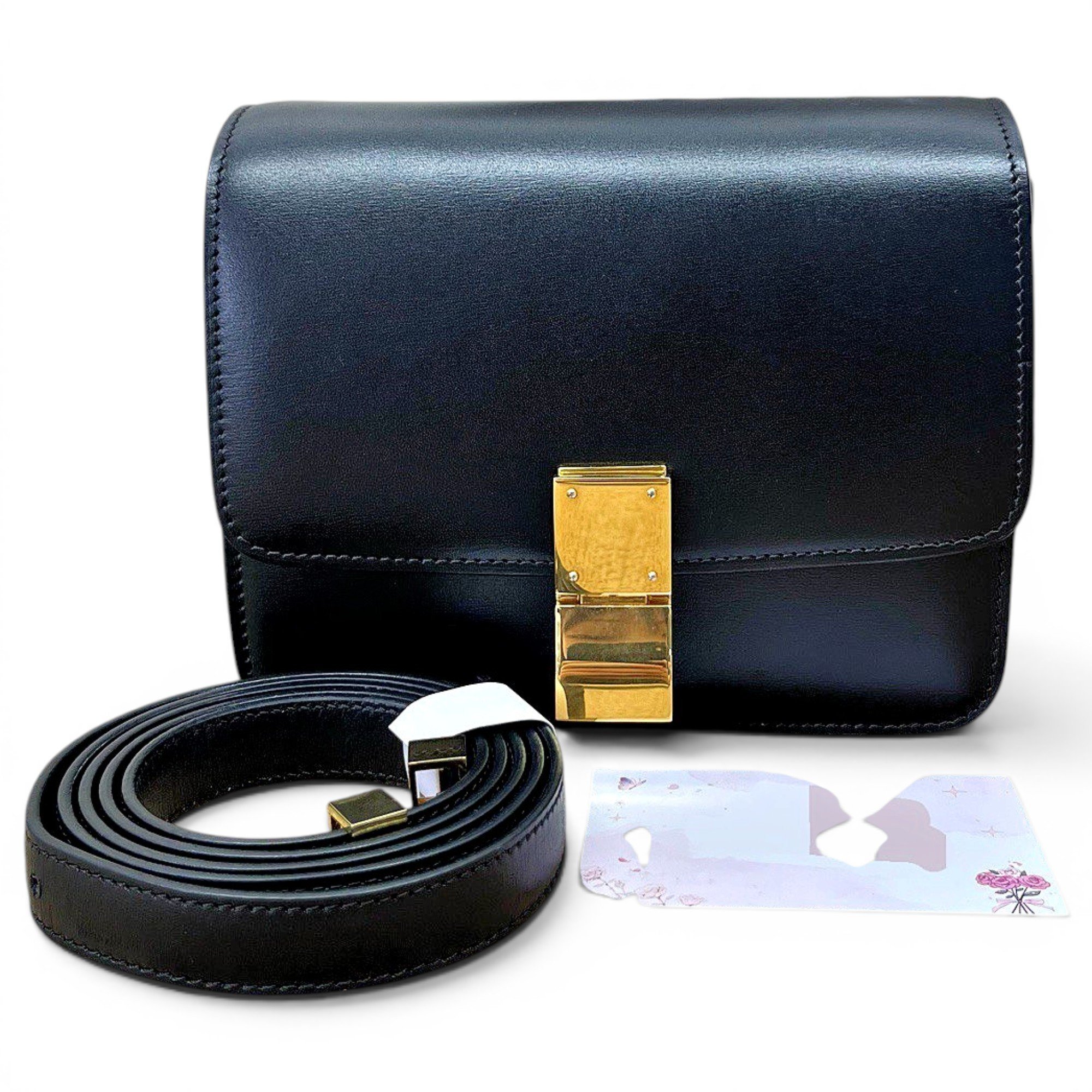 Classic leather handbag