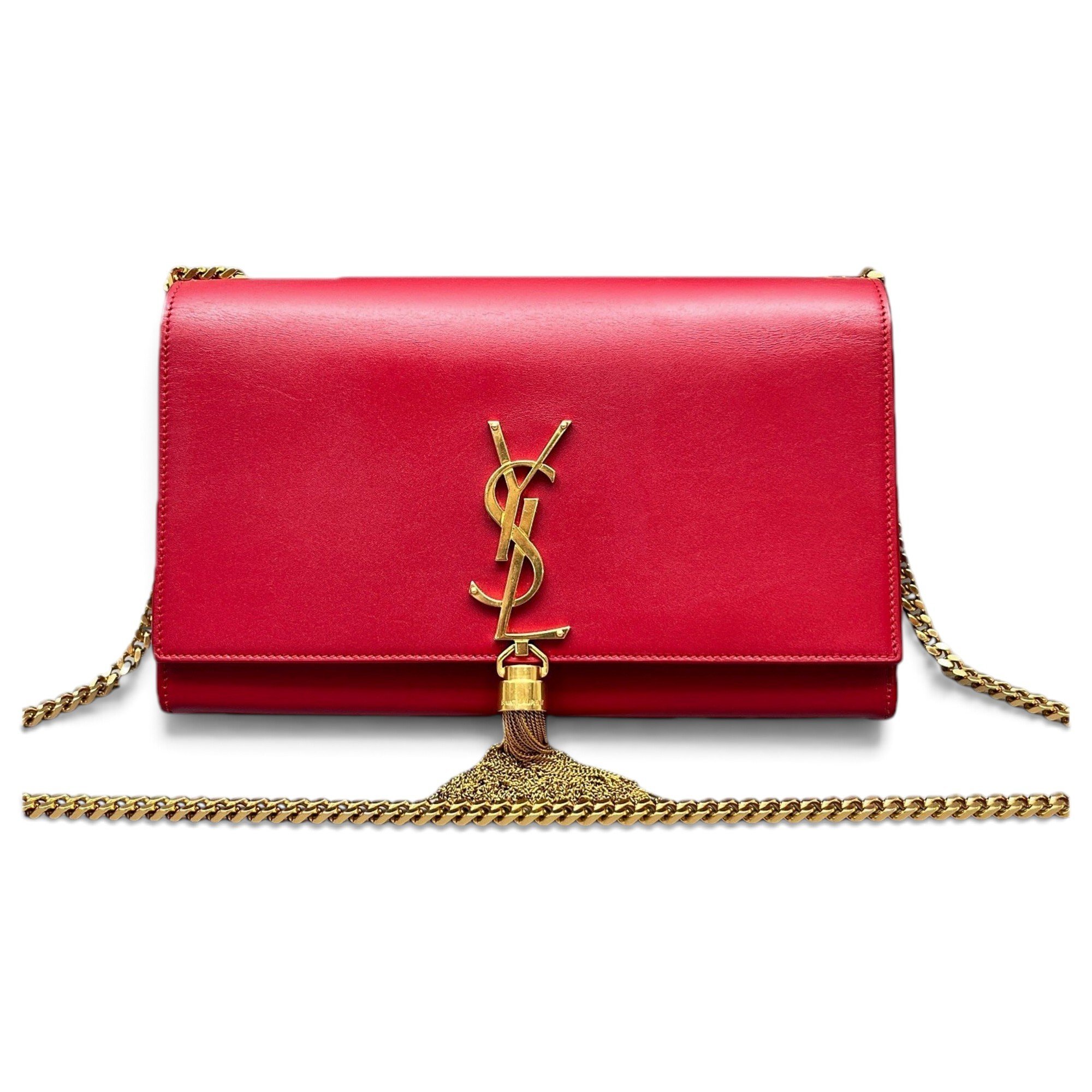 Pompom Kate leather handbag