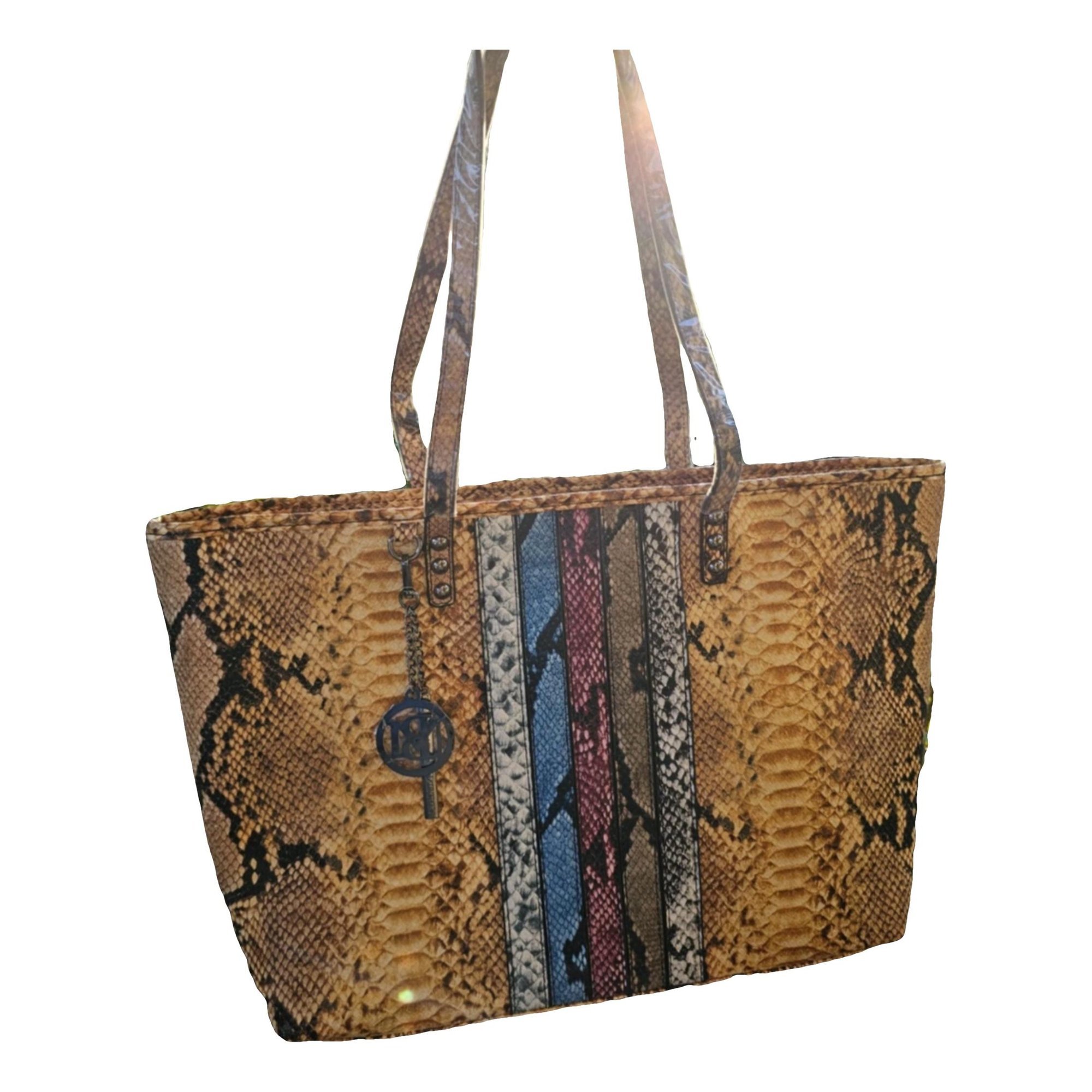 Leather tote