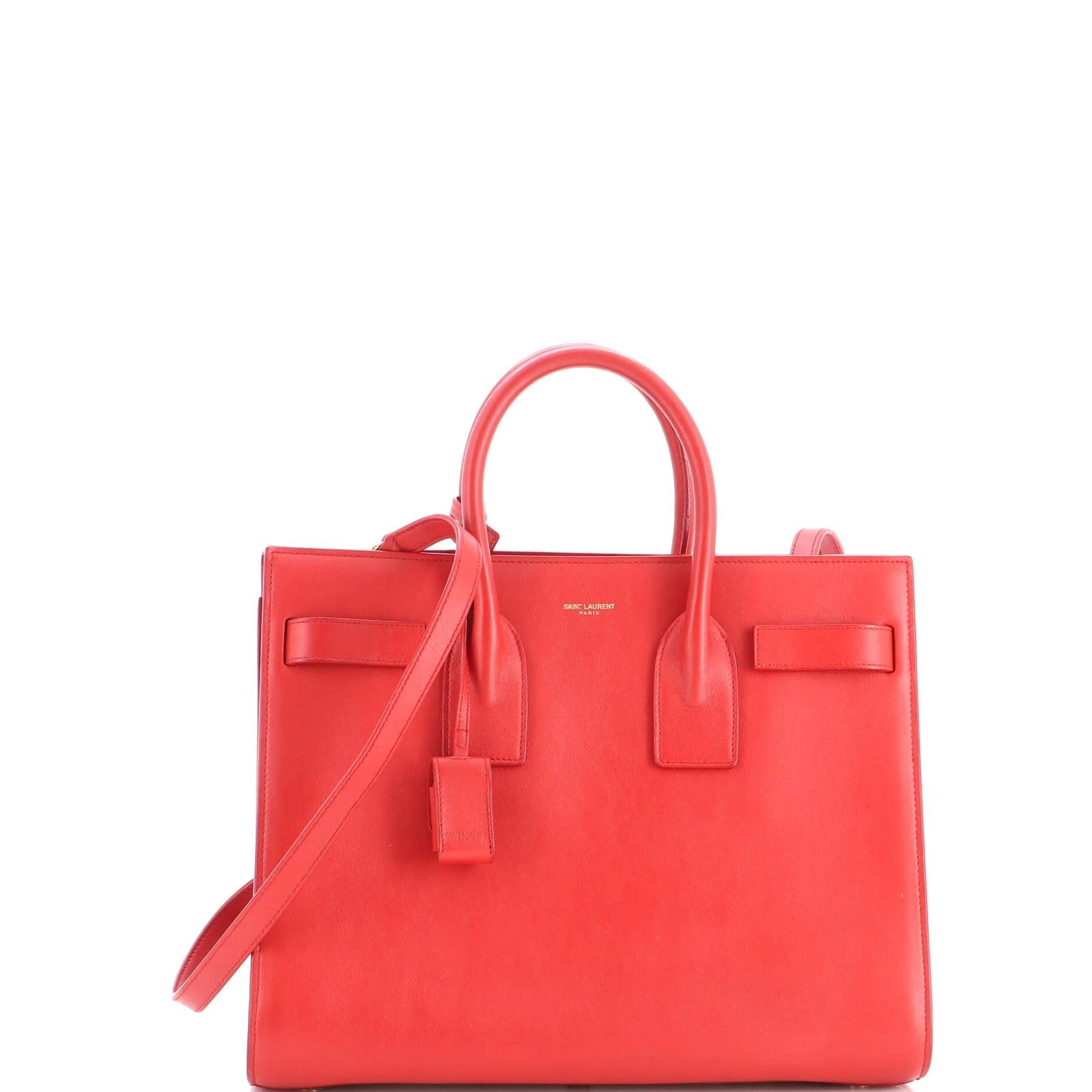 Leather tote