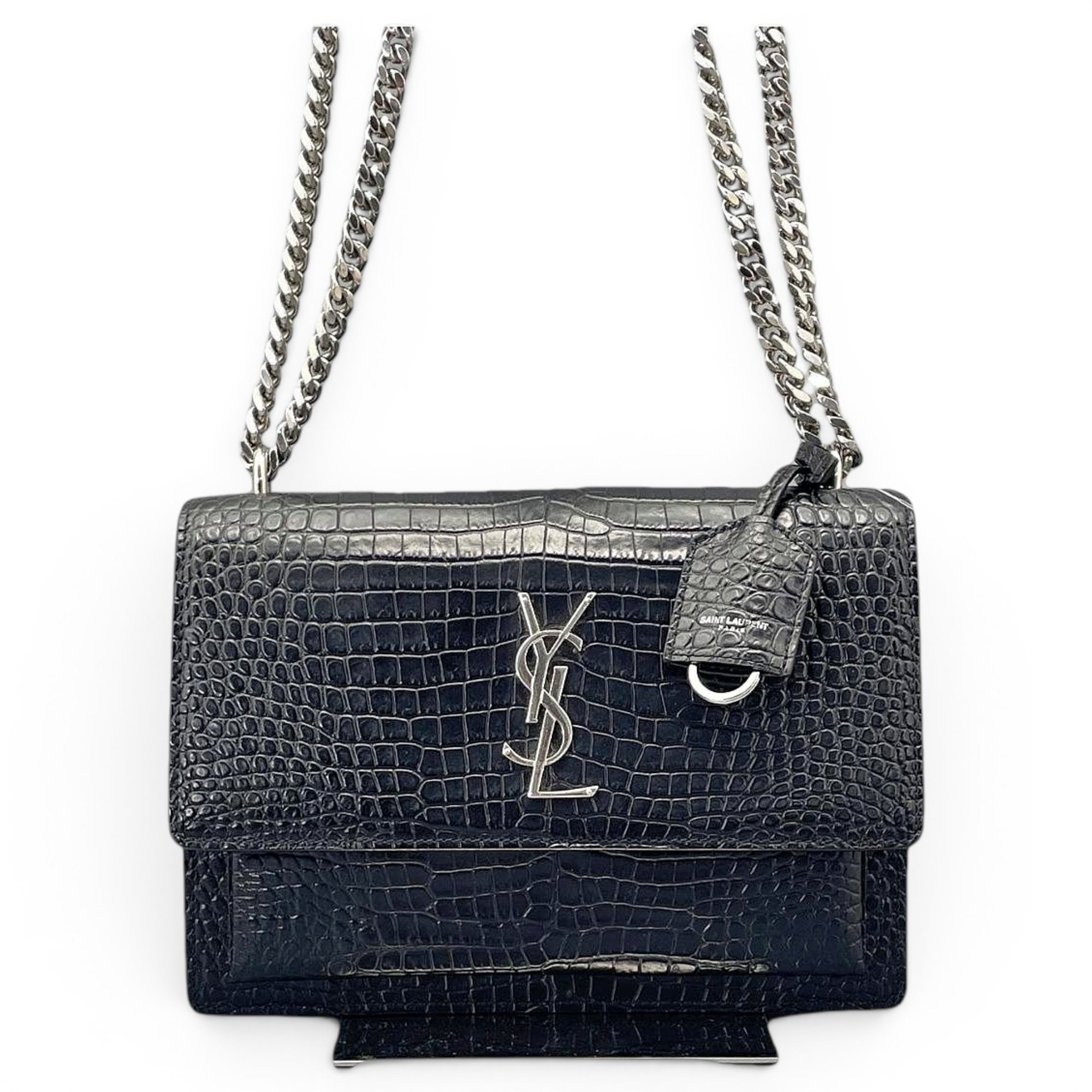 Sunset leather handbag