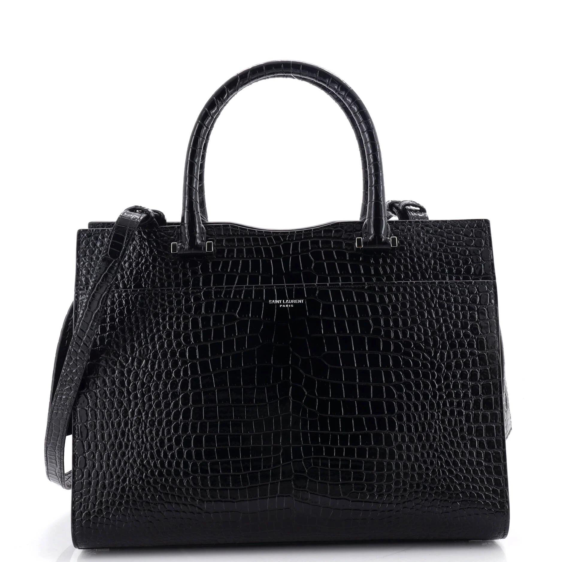 Leather tote