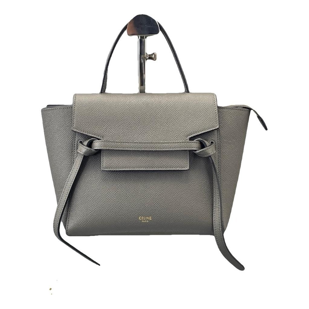 Belt leather handbag