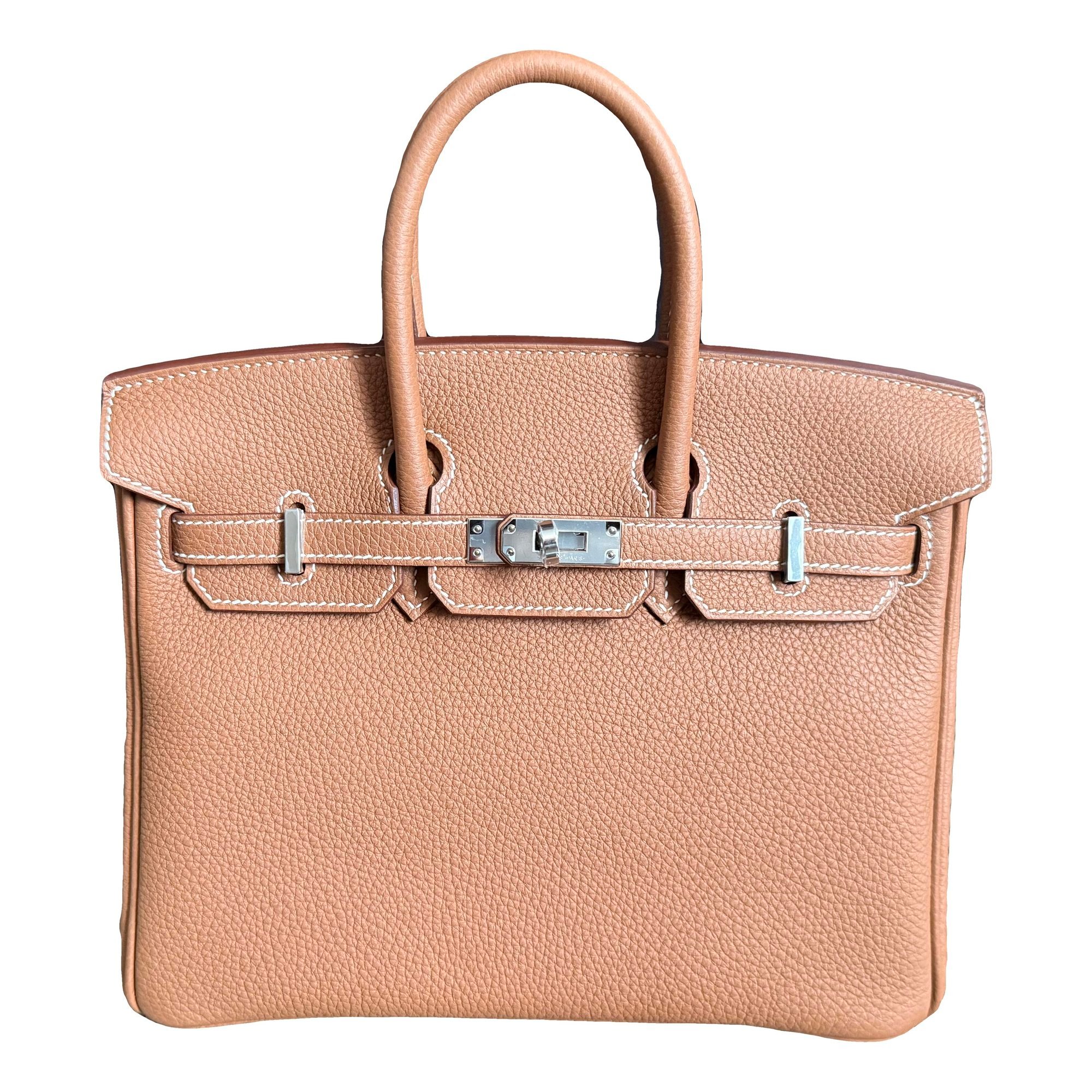 Hermes Birkin 25 Handbag Togo Leather 2025