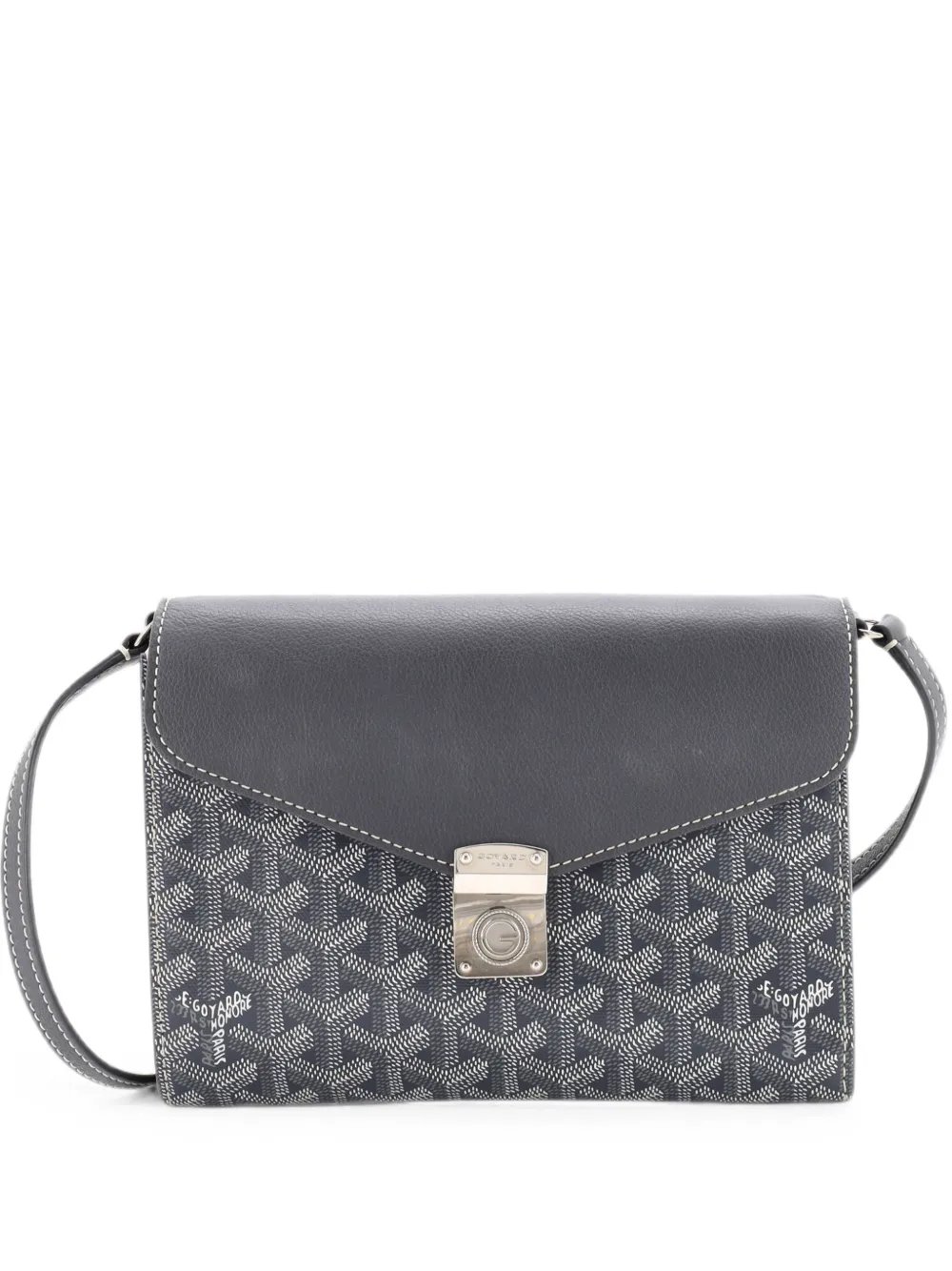 Chypre Wallet on Strap Coated Canvas with Leather crossbody bag