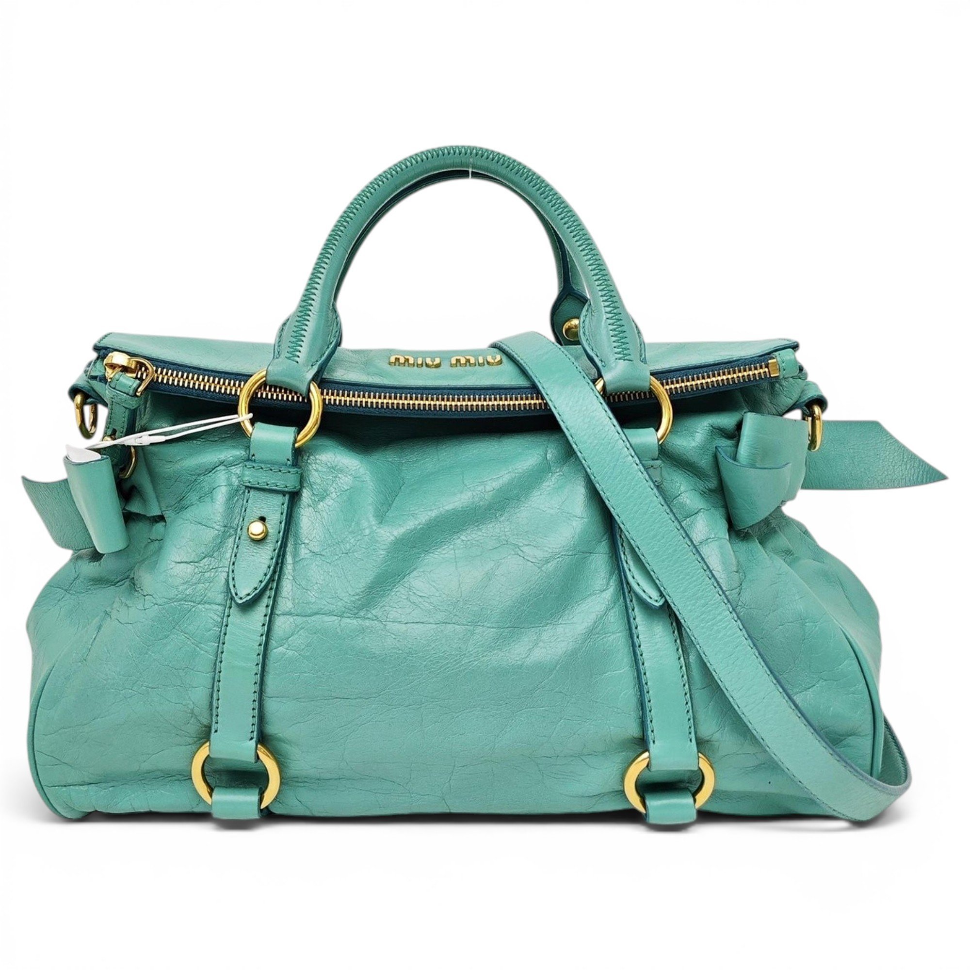Leather handbag