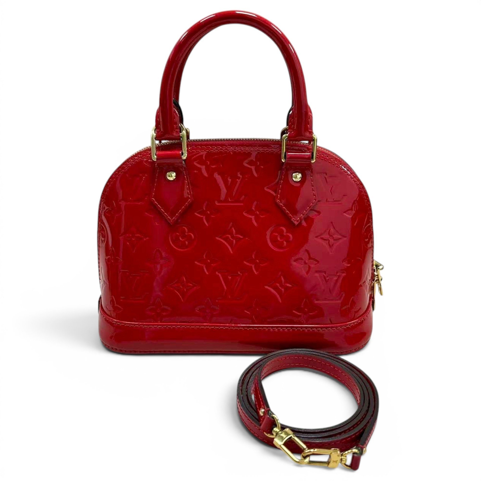 Alma BB patent leather handbag